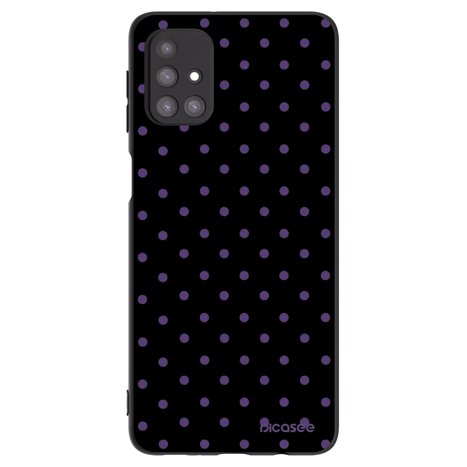 Picasee fekete szilikon tok az alábbi mobiltelefonokra Samsung Galaxy M31s - Flickers