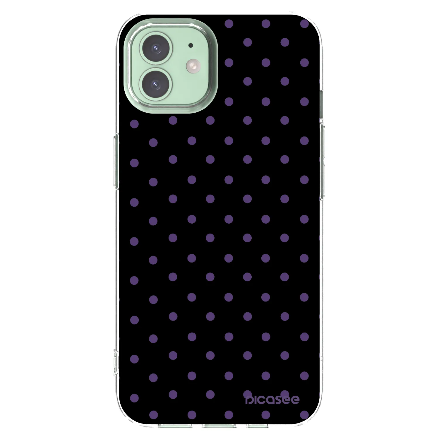 Picasee átlátszó szilikon tok az alábbi mobiltelefonokra Apple iPhone 12 - Flickers