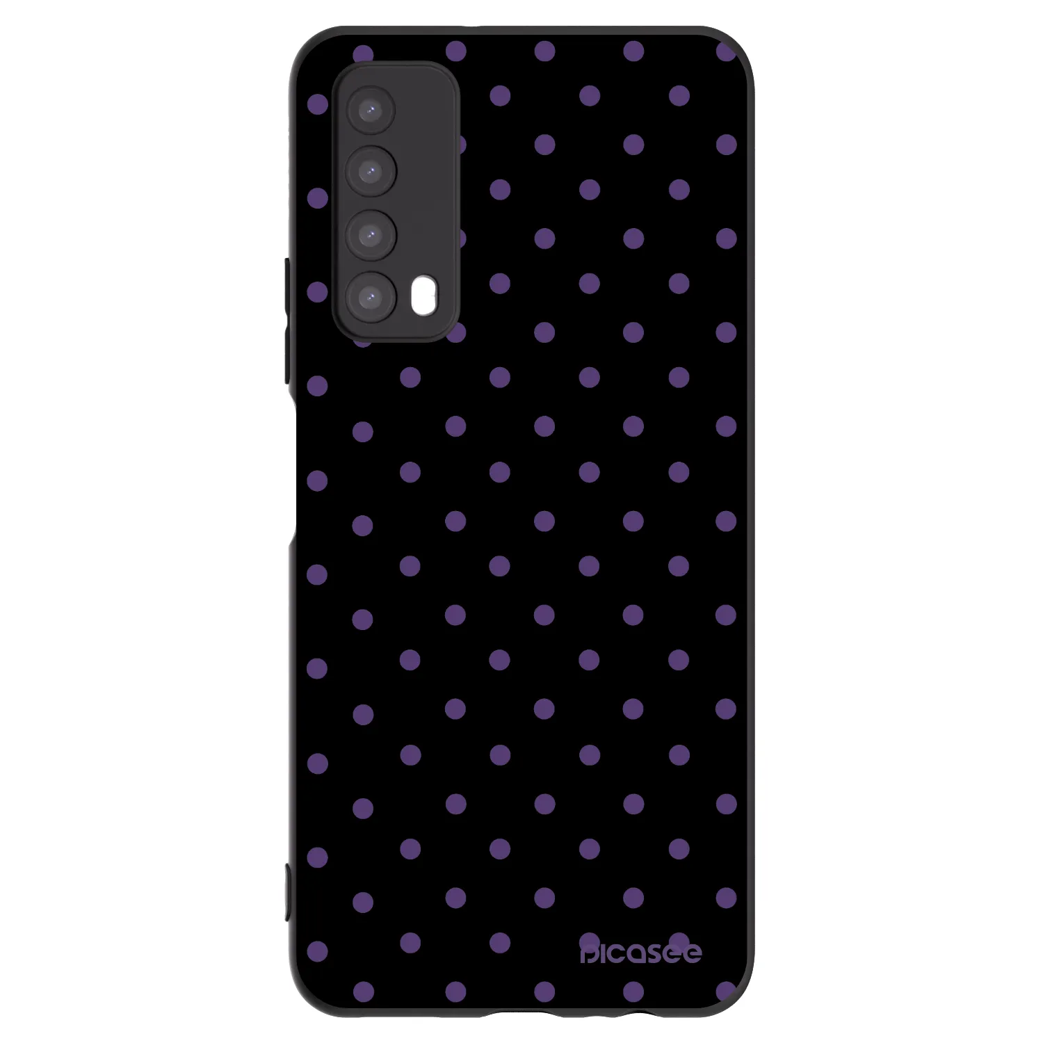 Picasee fekete szilikon tok az alábbi mobiltelefonokra Huawei P Smart 2021 - Flickers