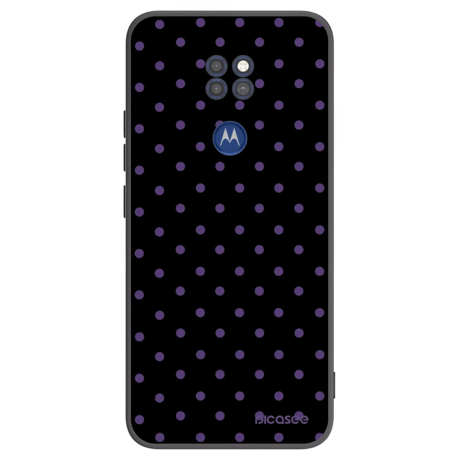 Picasee fekete szilikon tok az alábbi mobiltelefonokra Motorola Moto G9 Play - Flickers