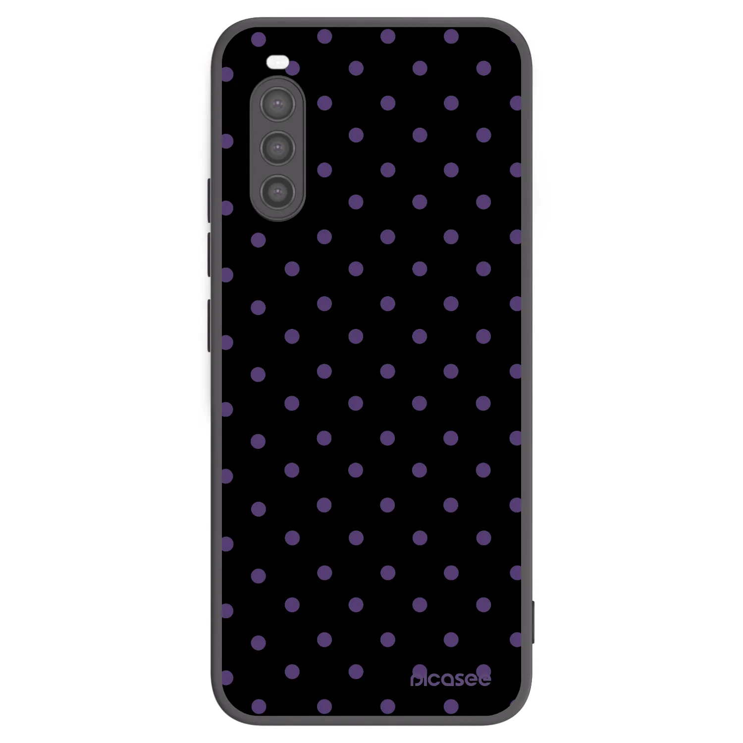 Picasee fekete szilikon tok az alábbi mobiltelefonokra Sony Xperia 10 II - Flickers
