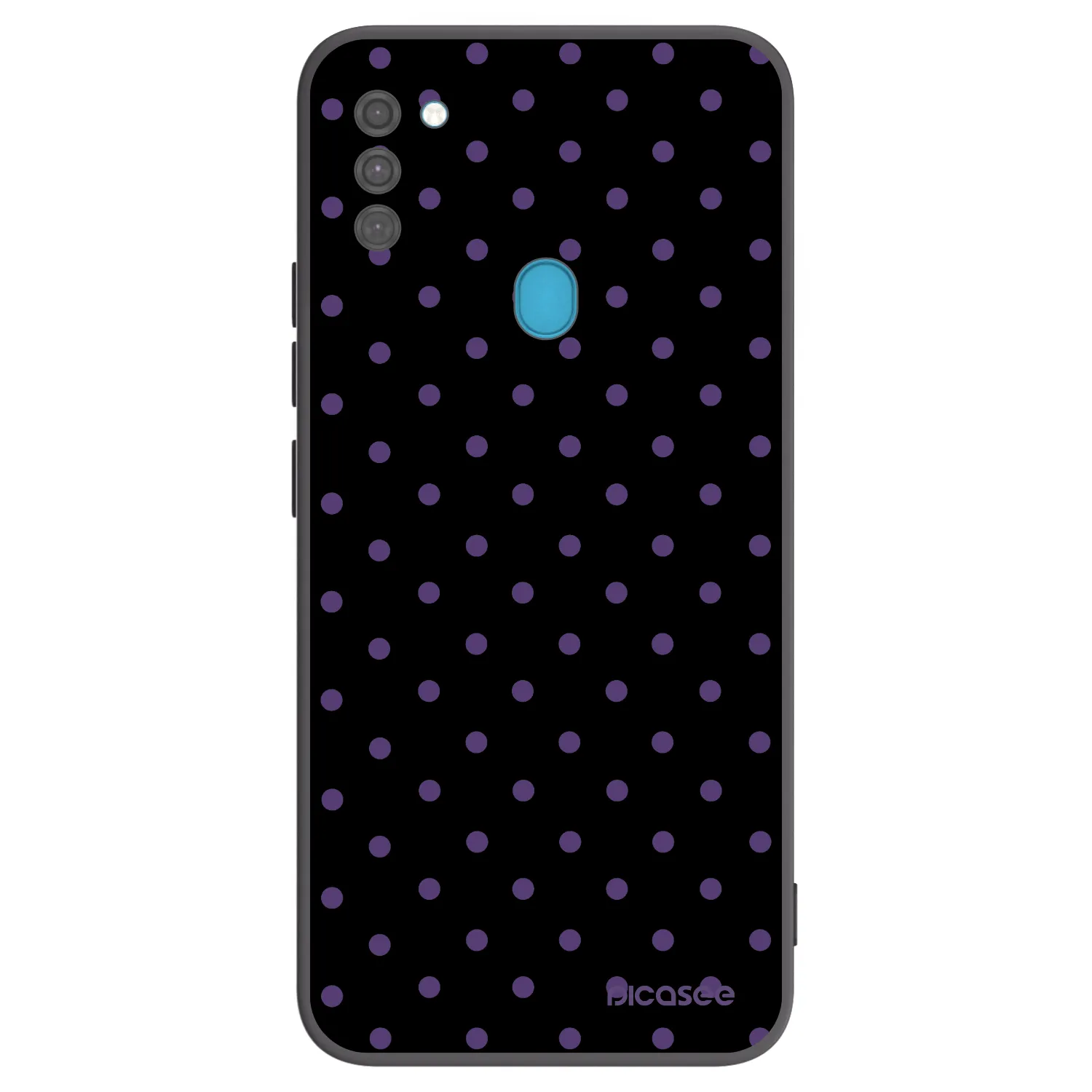 Picasee fekete szilikon tok az alábbi mobiltelefonokra Samsung Galaxy M11 - Flickers