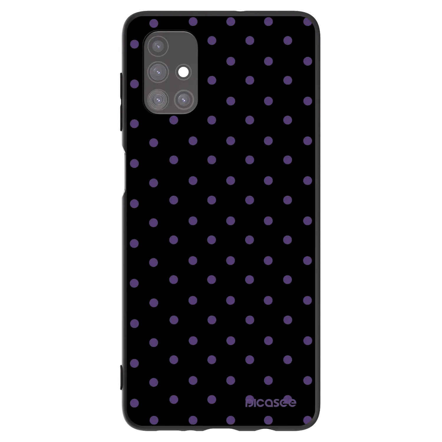 Picasee fekete szilikon tok az alábbi mobiltelefonokra Samsung Galaxy M51 M515F - Flickers
