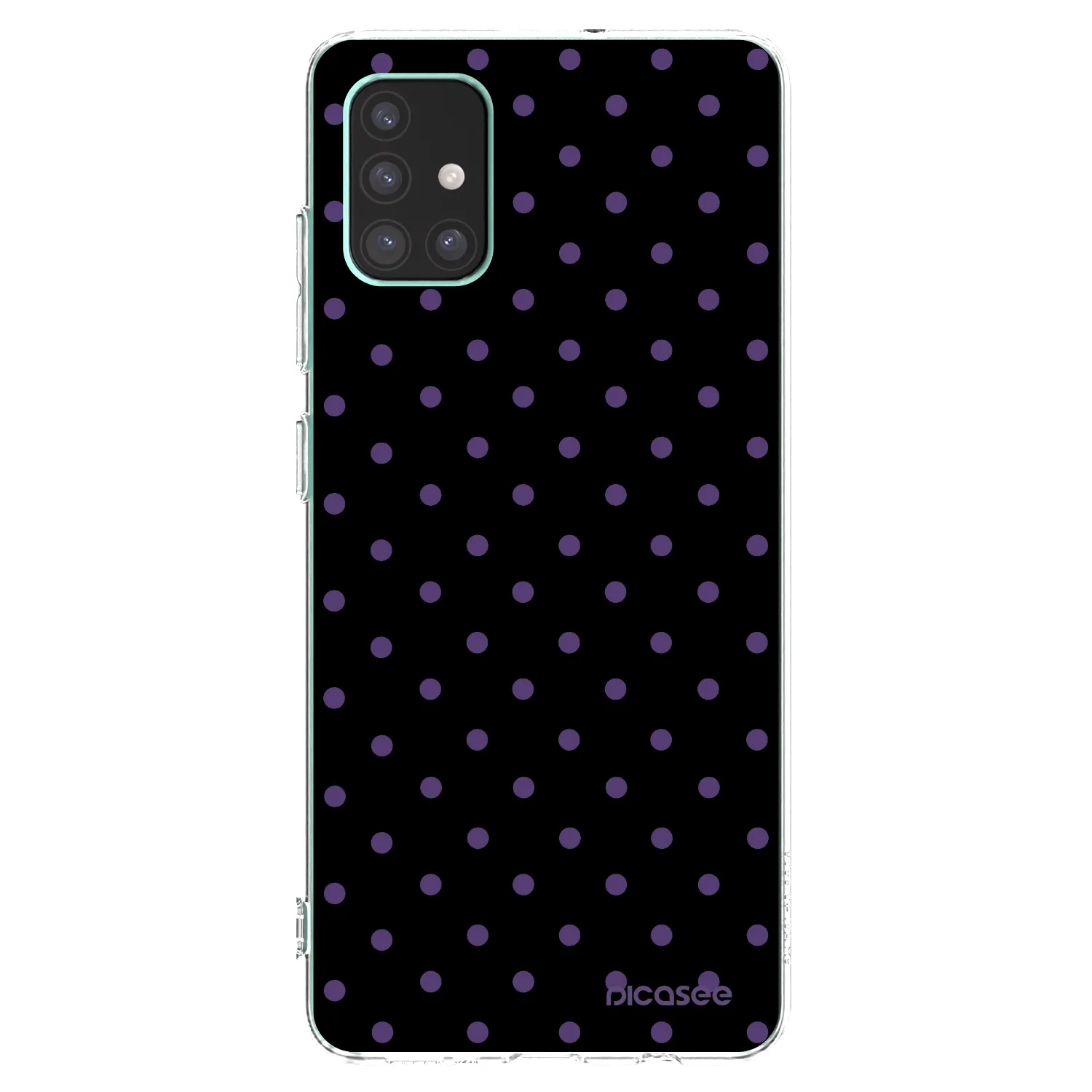 Picasee átlátszó szilikon tok az alábbi mobiltelefonokra Samsung Galaxy M51 M515F - Flickers