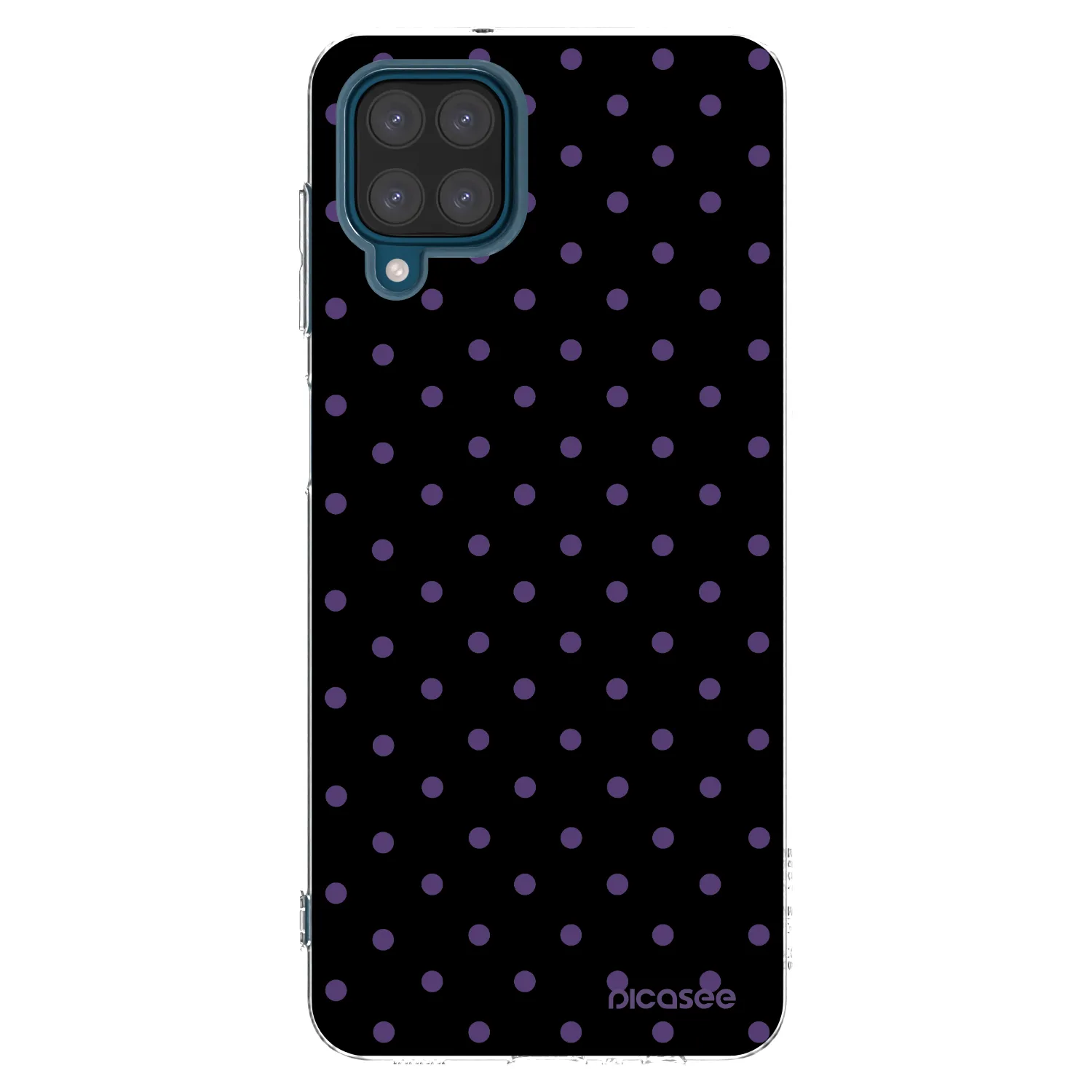 Picasee átlátszó szilikon tok az alábbi mobiltelefonokra Samsung Galaxy A12 A125F - Flickers