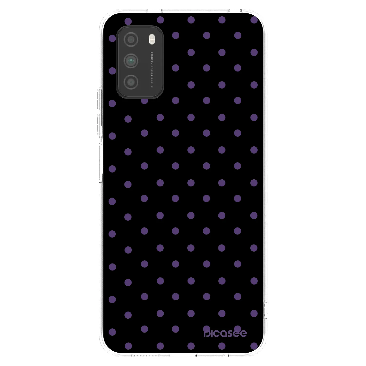 Picasee átlátszó szilikon tok az alábbi mobiltelefonokra Xiaomi Poco M3 - Flickers