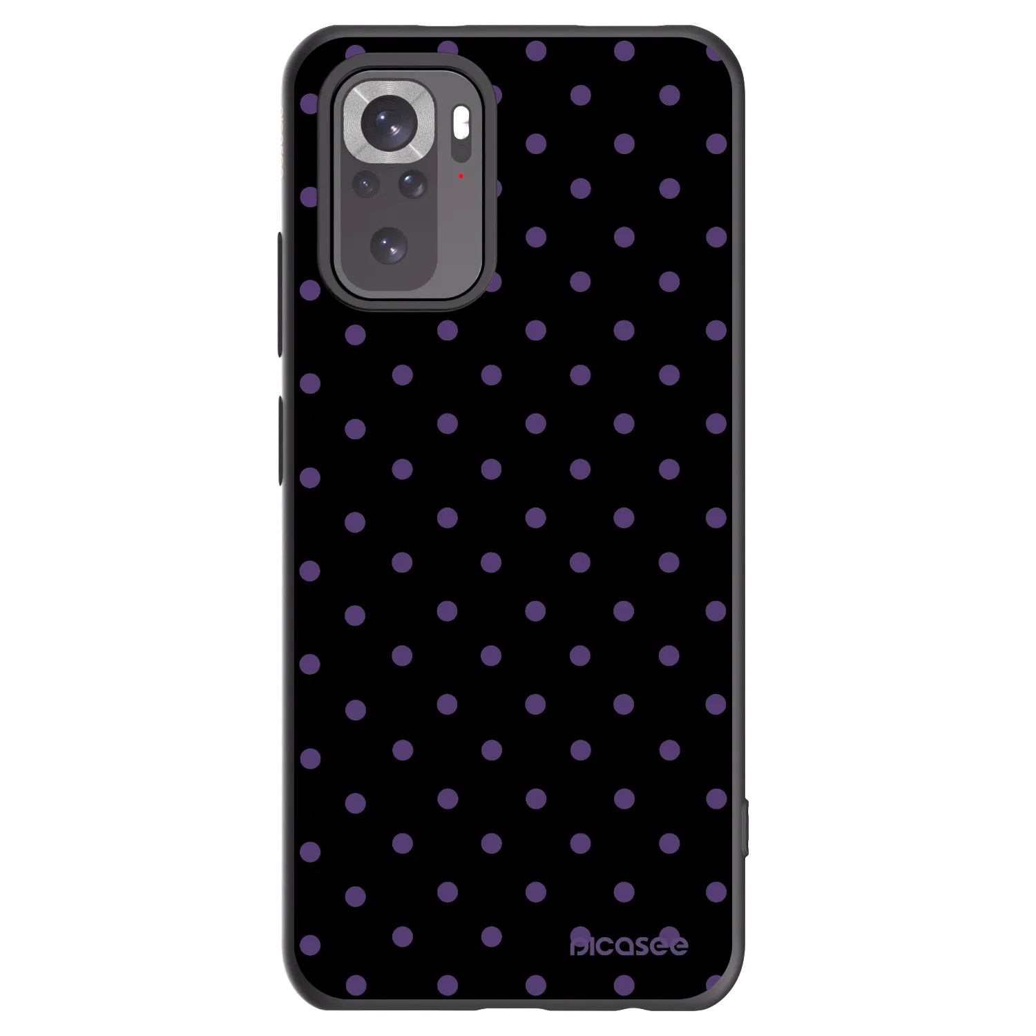 Picasee fekete szilikon tok az alábbi mobiltelefonokra Xiaomi Redmi Note 10 - Flickers