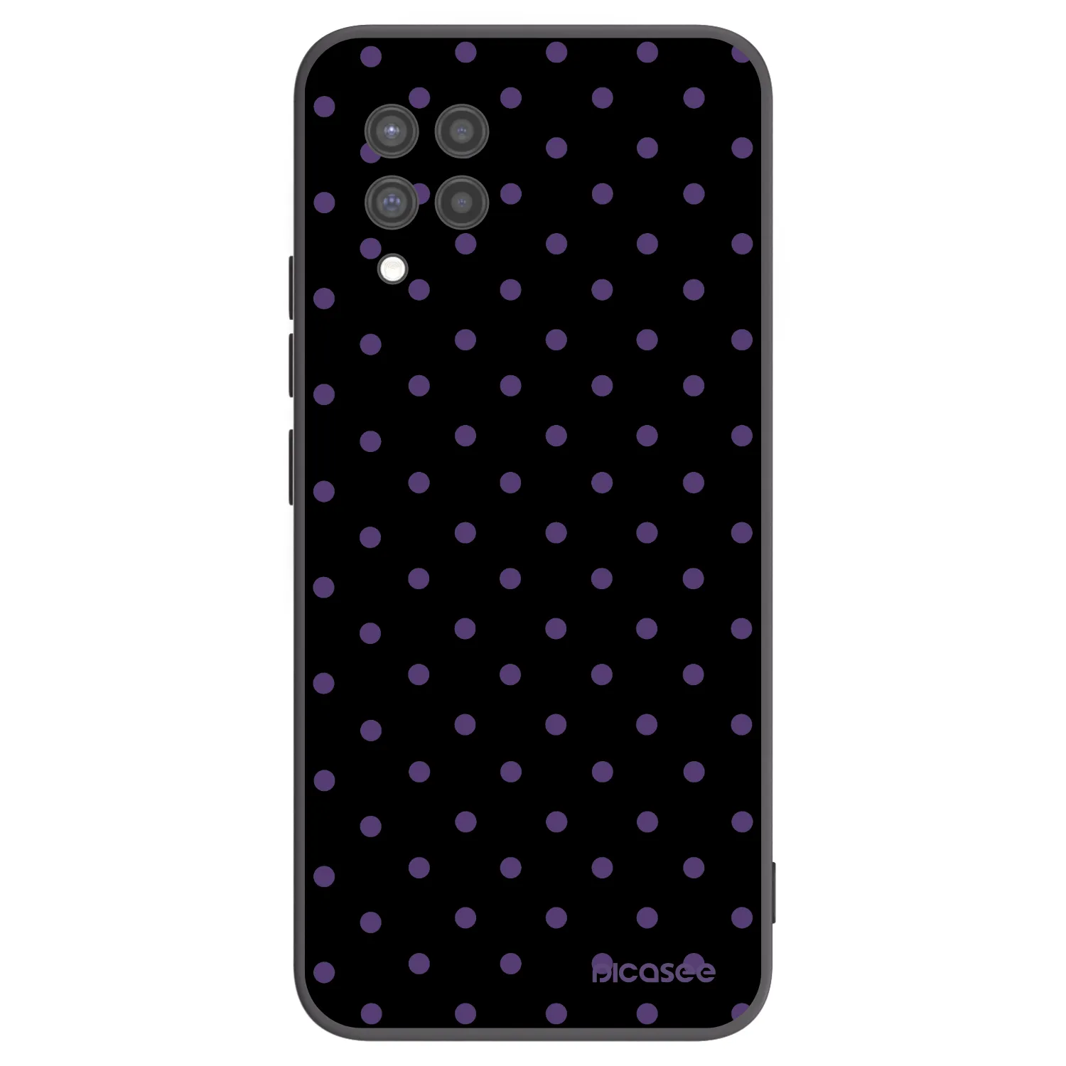 Picasee fekete szilikon tok az alábbi mobiltelefonokra Samsung Galaxy A42 A426B - Flickers