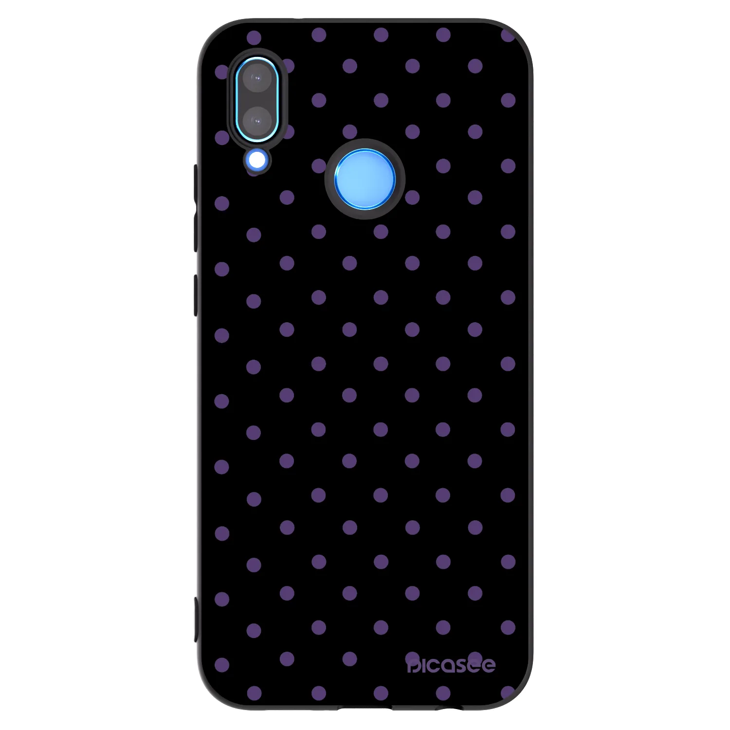Picasee fekete szilikon tok az alábbi mobiltelefonokra Huawei P20 Lite - Flickers