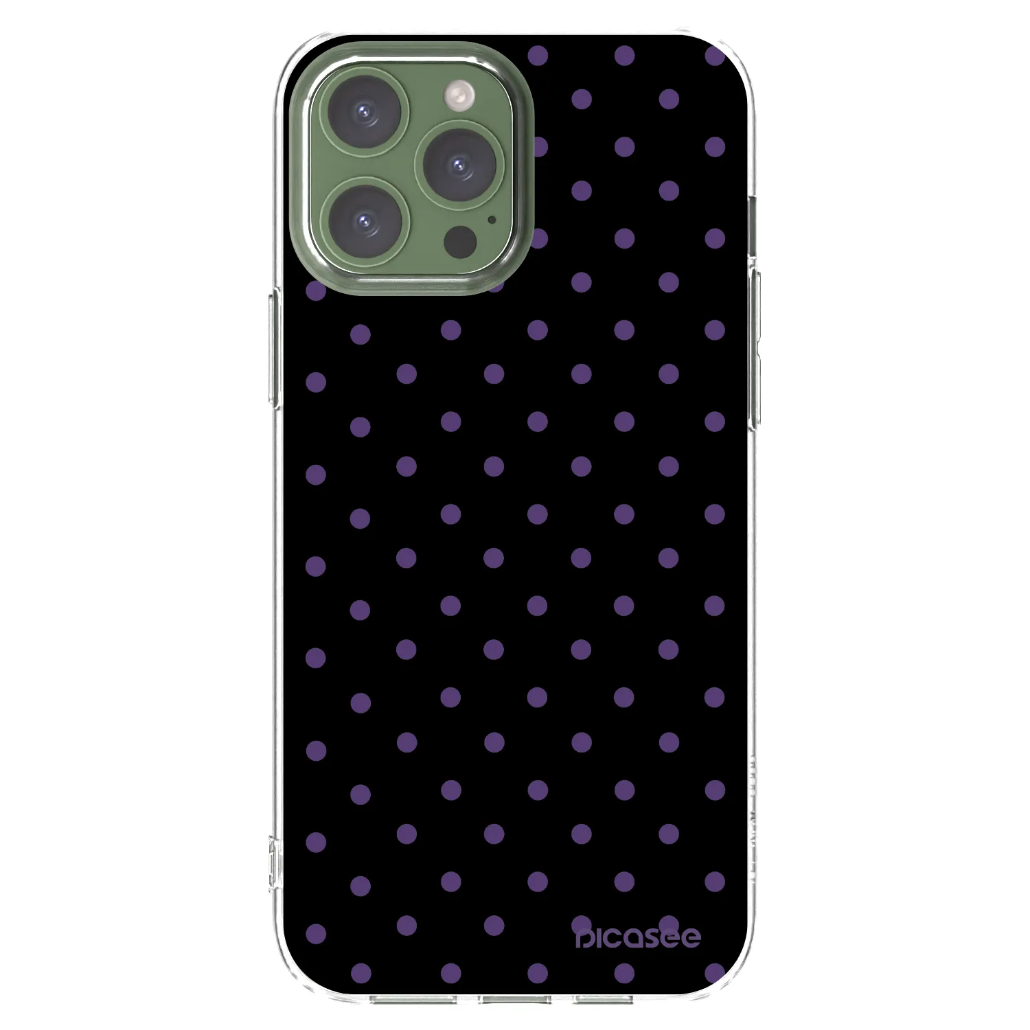 Picasee átlátszó szilikon tok az alábbi mobiltelefonokra Apple iPhone 13 Pro Max - Flickers
