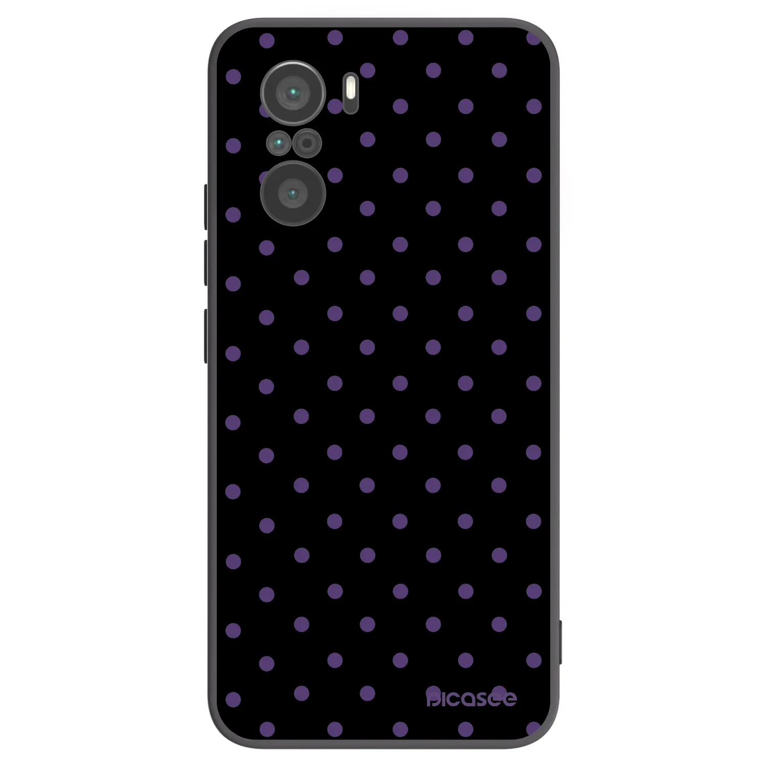 Picasee fekete szilikon tok az alábbi mobiltelefonokra Xiaomi Poco F3 - Flickers