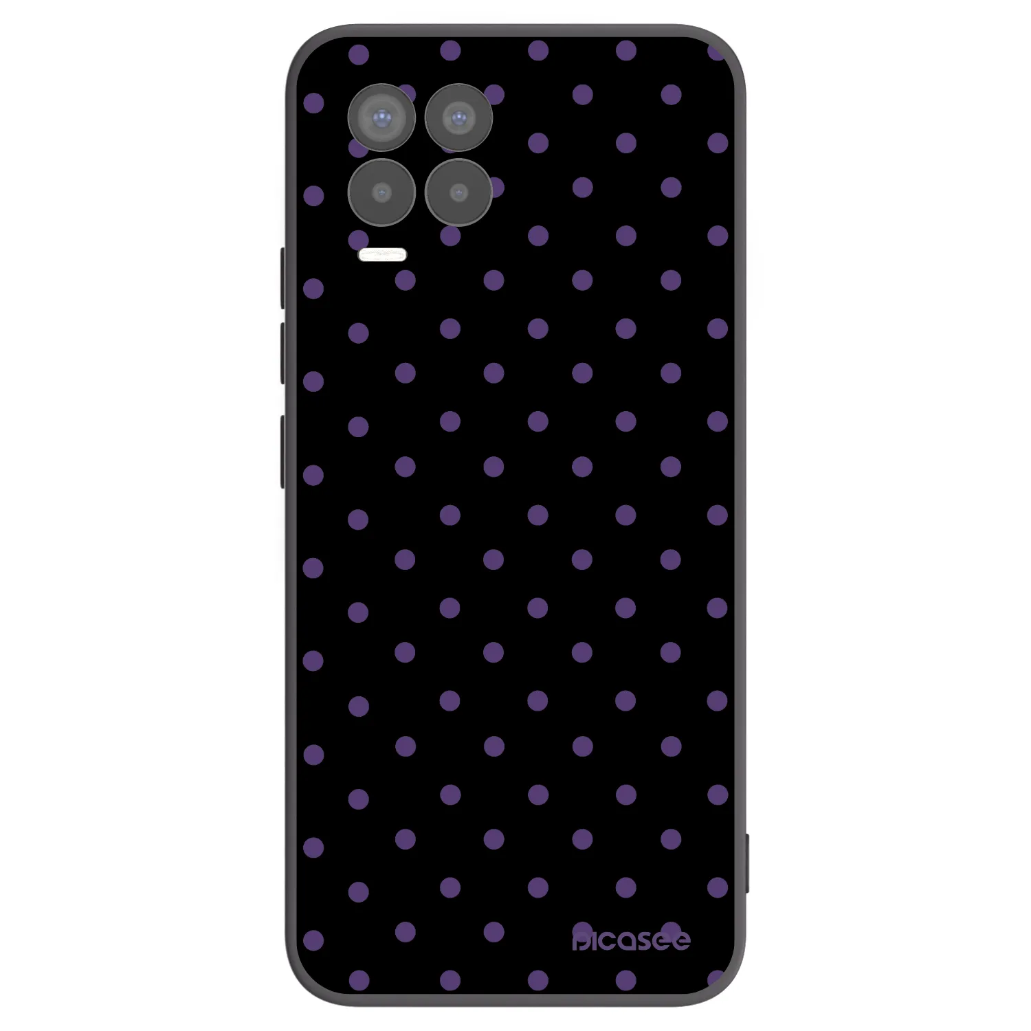 Picasee fekete szilikon tok az alábbi mobiltelefonokra Realme 8 Pro - Flickers
