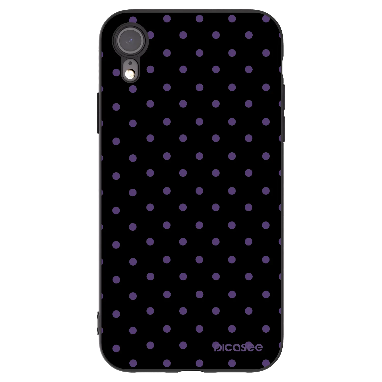 Picasee fekete szilikon tok az alábbi mobiltelefonokra Apple iPhone XR - Flickers