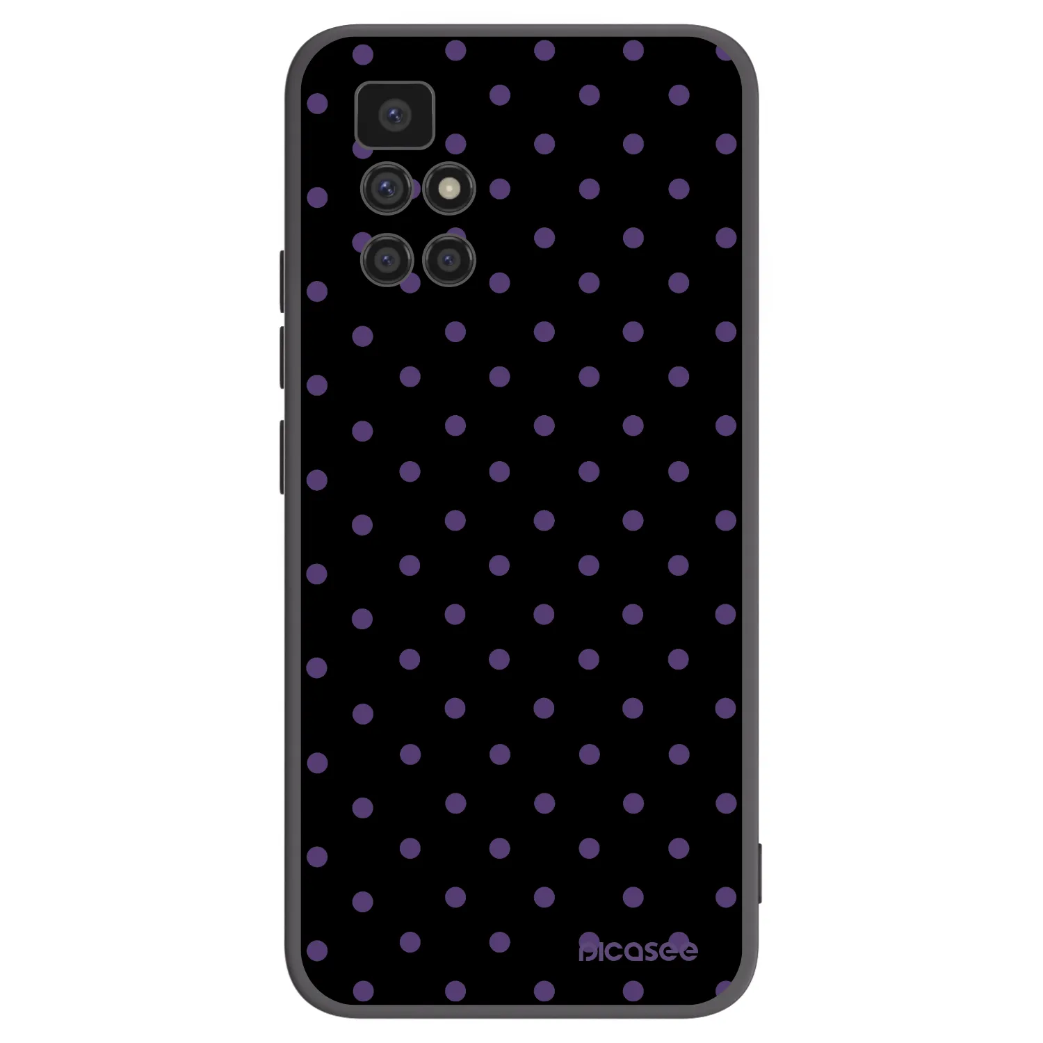 Picasee fekete szilikon tok az alábbi mobiltelefonokra Xiaomi Redmi 10 - Flickers