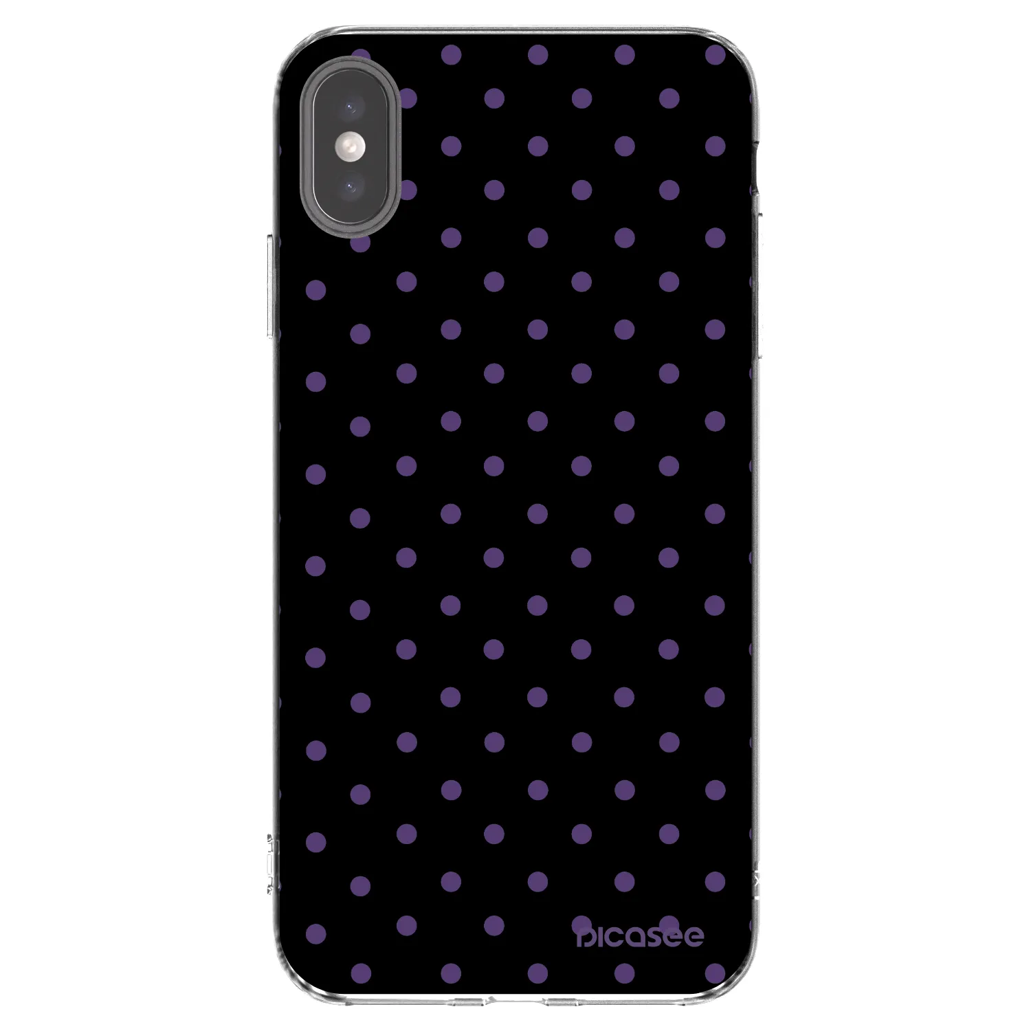 Picasee átlátszó szilikon tok az alábbi mobiltelefonokra Apple iPhone XS Max - Flickers