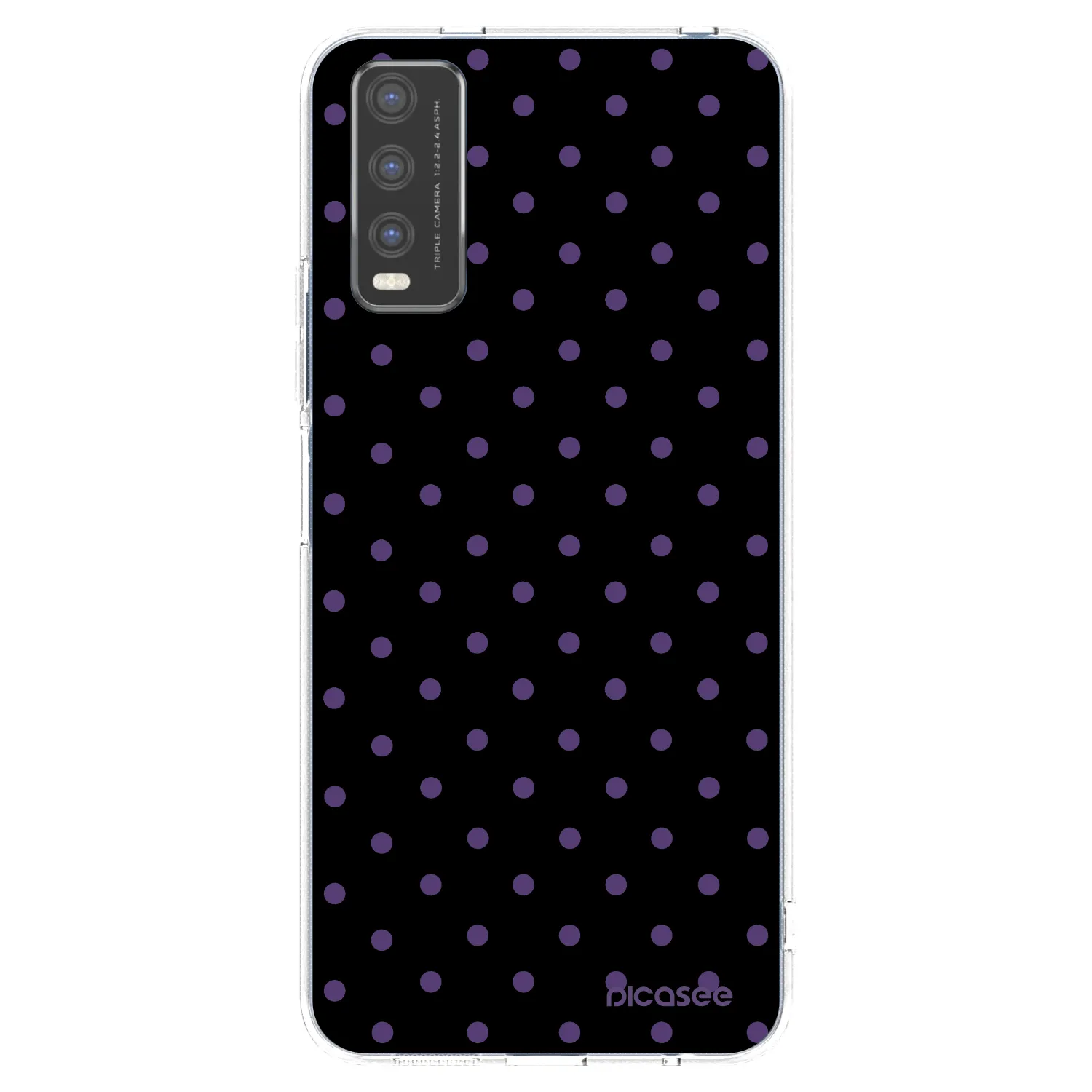 Picasee átlátszó szilikon tok az alábbi mobiltelefonokra Vivo Y20s - Flickers