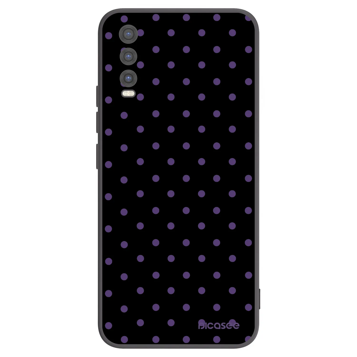 Picasee fekete szilikon tok az alábbi mobiltelefonokra Vivo Y20s - Flickers