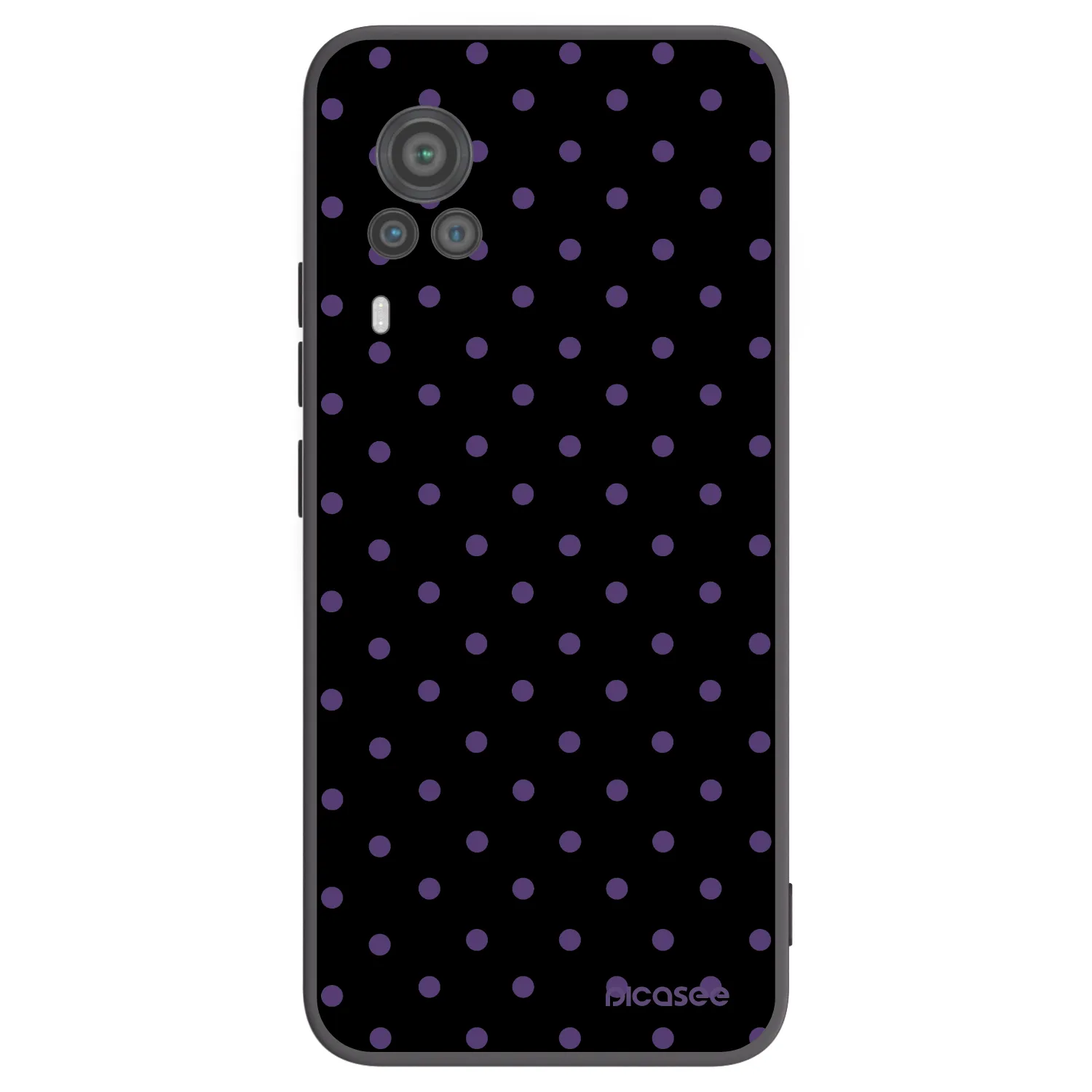 Picasee fekete szilikon tok az alábbi mobiltelefonokra Vivo X60 Pro 5G - Flickers