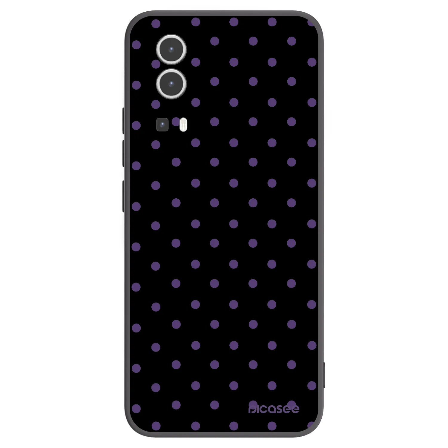 Picasee fekete szilikon tok az alábbi mobiltelefonokra Vivo Y72 5G - Flickers