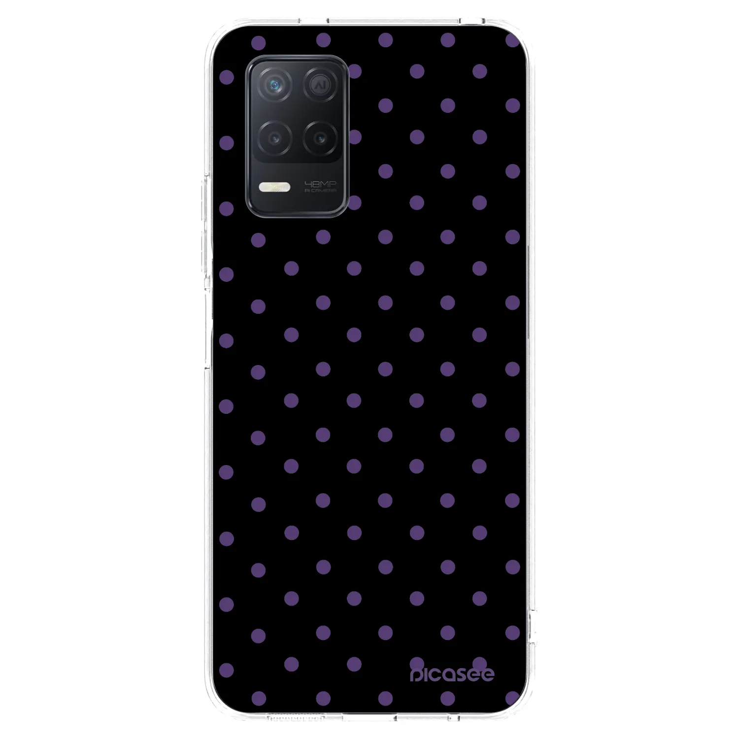 Picasee átlátszó szilikon tok az alábbi mobiltelefonokra Realme 8 5G - Flickers