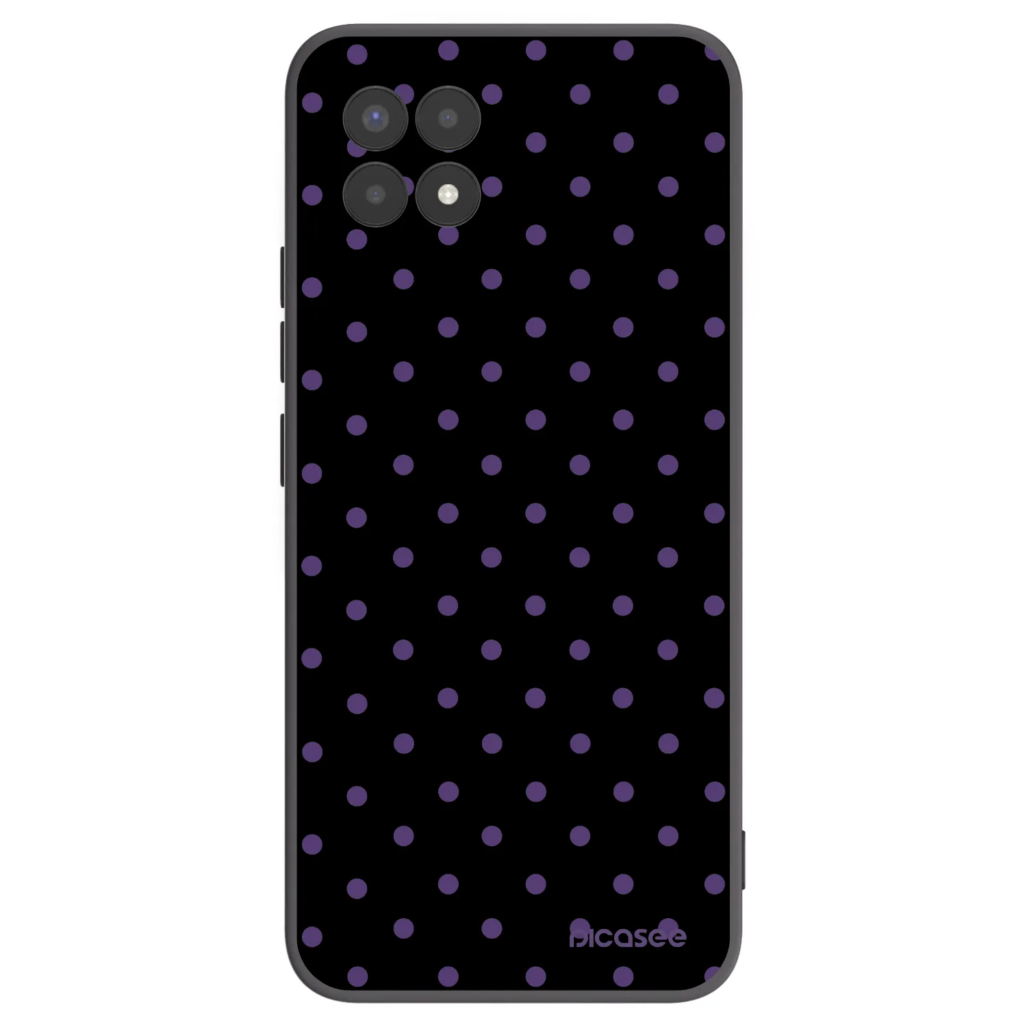 Picasee fekete szilikon tok az alábbi mobiltelefonokra Realme 8i - Flickers