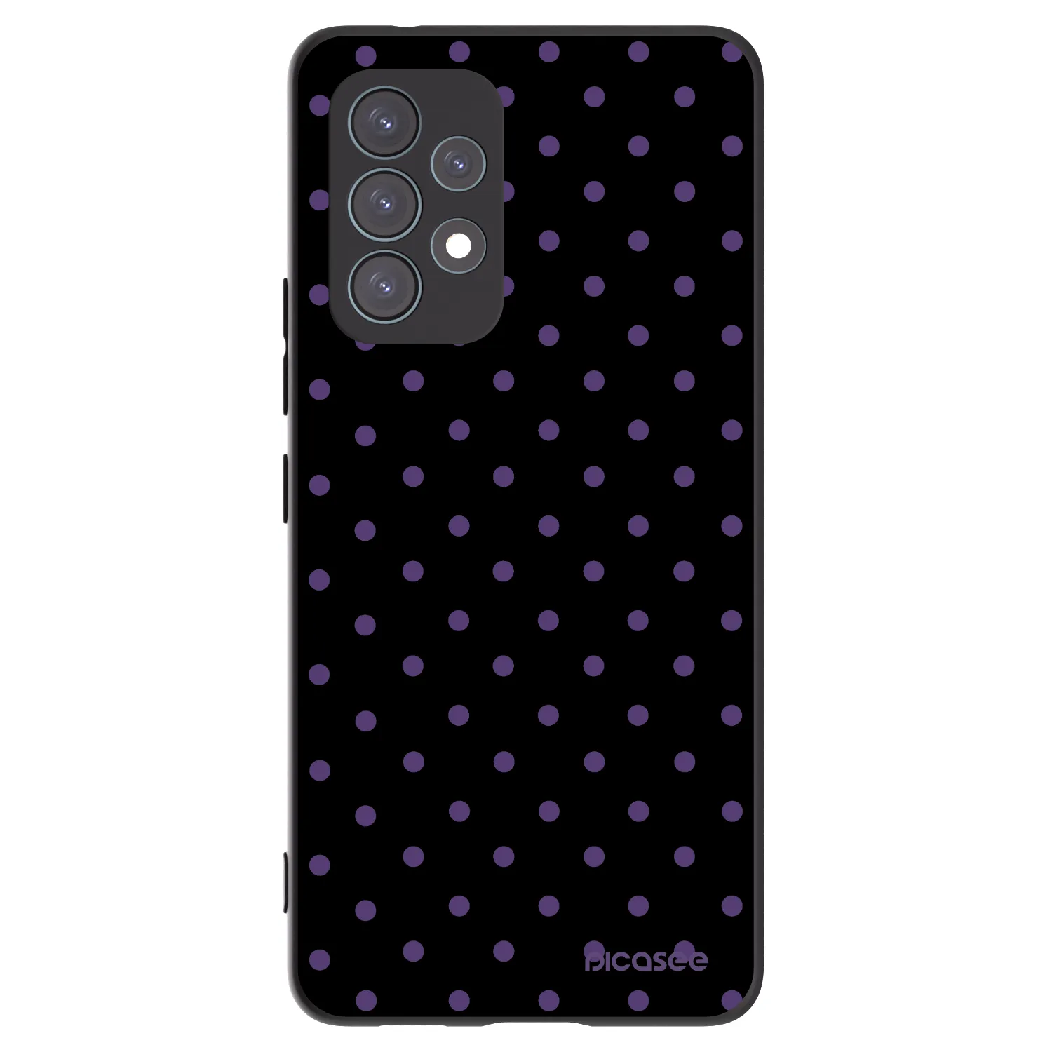 Picasee fekete szilikon tok az alábbi mobiltelefonokra Samsung Galaxy A53 5G A536 - Flickers