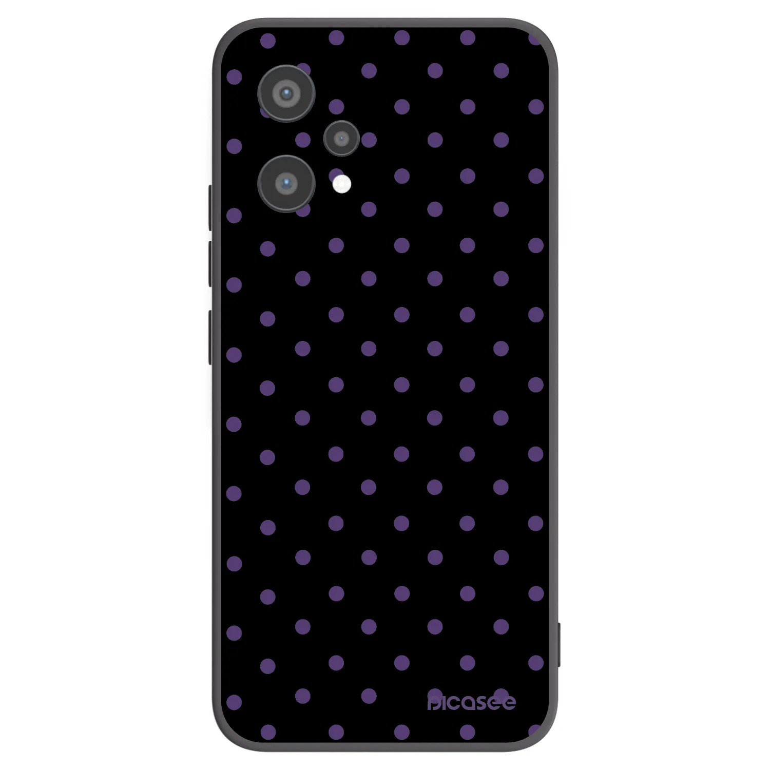 Picasee fekete szilikon tok az alábbi mobiltelefonokra Realme 9 Pro 5G - Flickers
