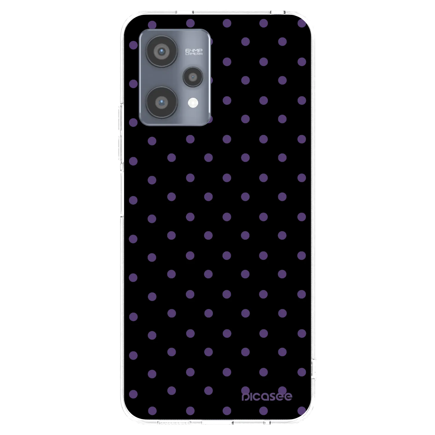 Picasee átlátszó szilikon tok az alábbi mobiltelefonokra Realme 9 Pro 5G - Flickers