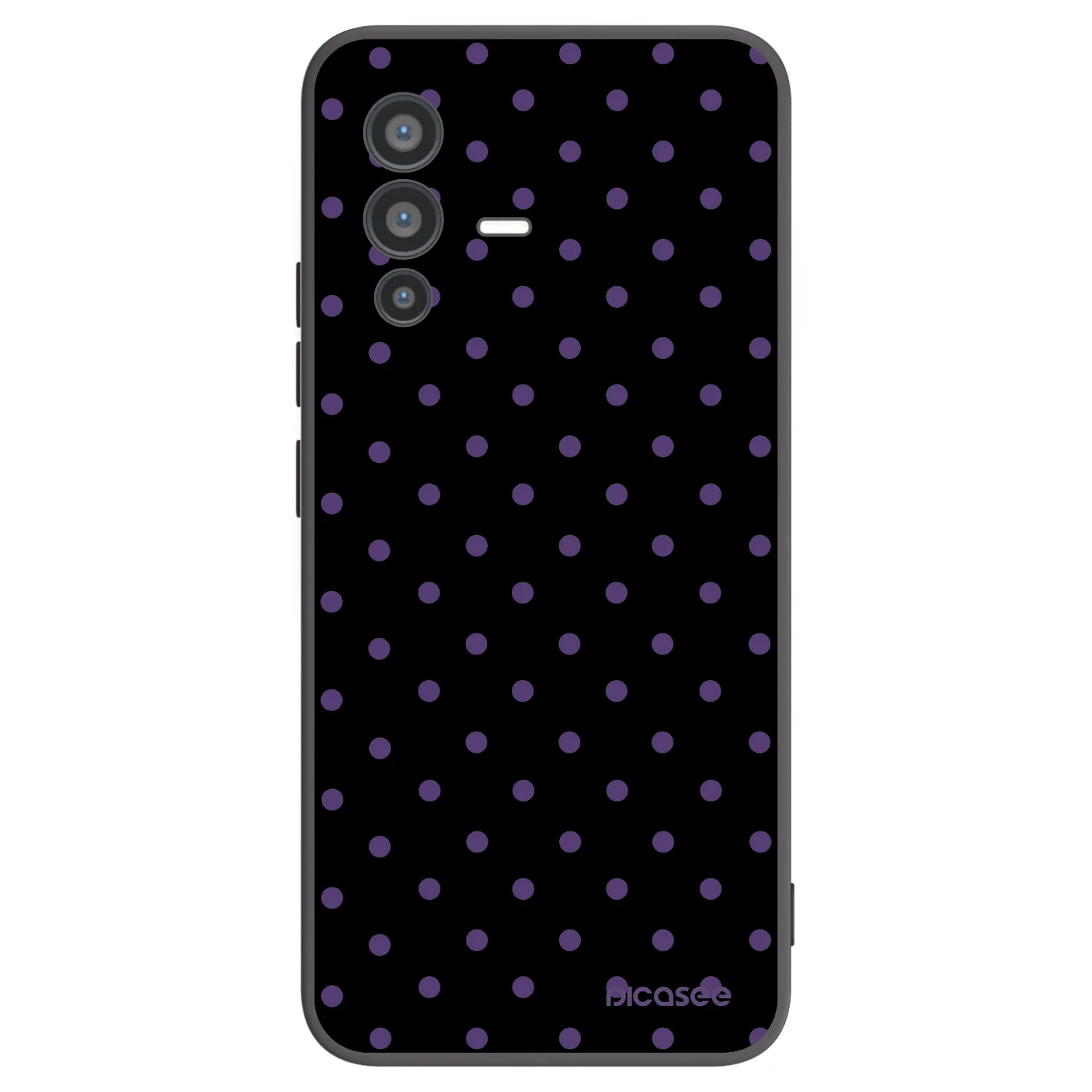 Picasee fekete szilikon tok az alábbi mobiltelefonokra Vivo V23 5G - Flickers