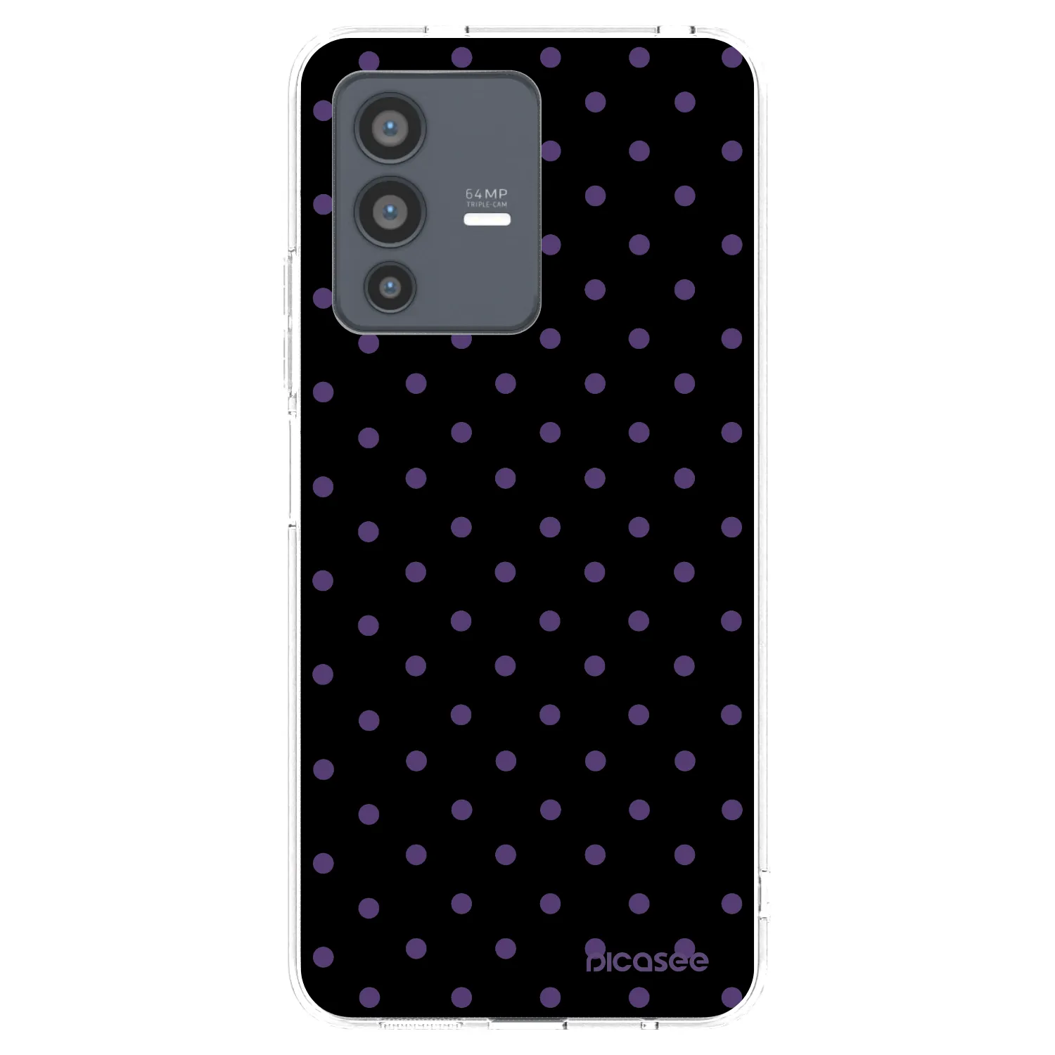 Picasee átlátszó szilikon tok az alábbi mobiltelefonokra Vivo V23 5G - Flickers