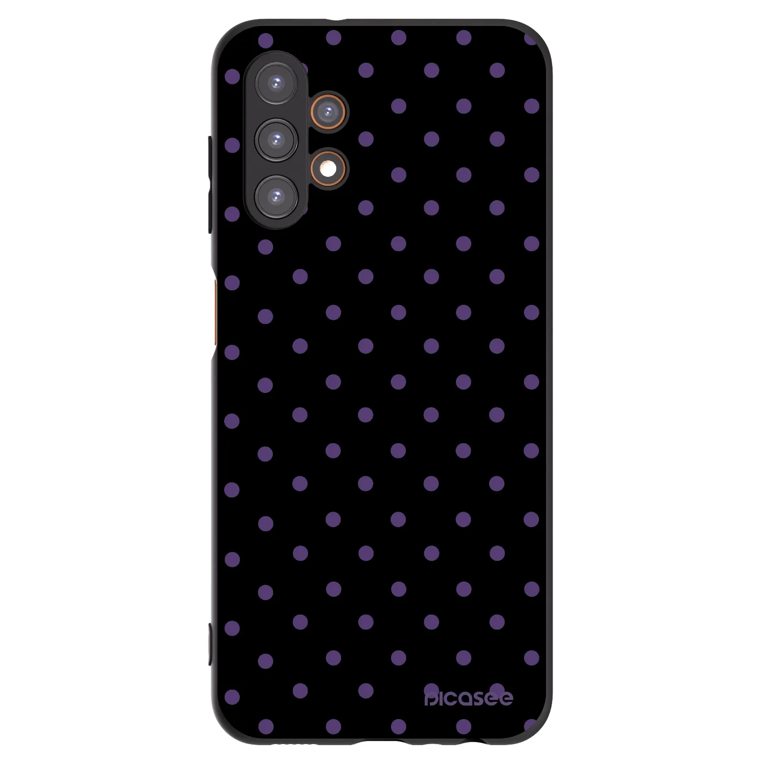 Picasee fekete szilikon tok az alábbi mobiltelefonokra Samsung Galaxy A13 4G A135 - Flickers