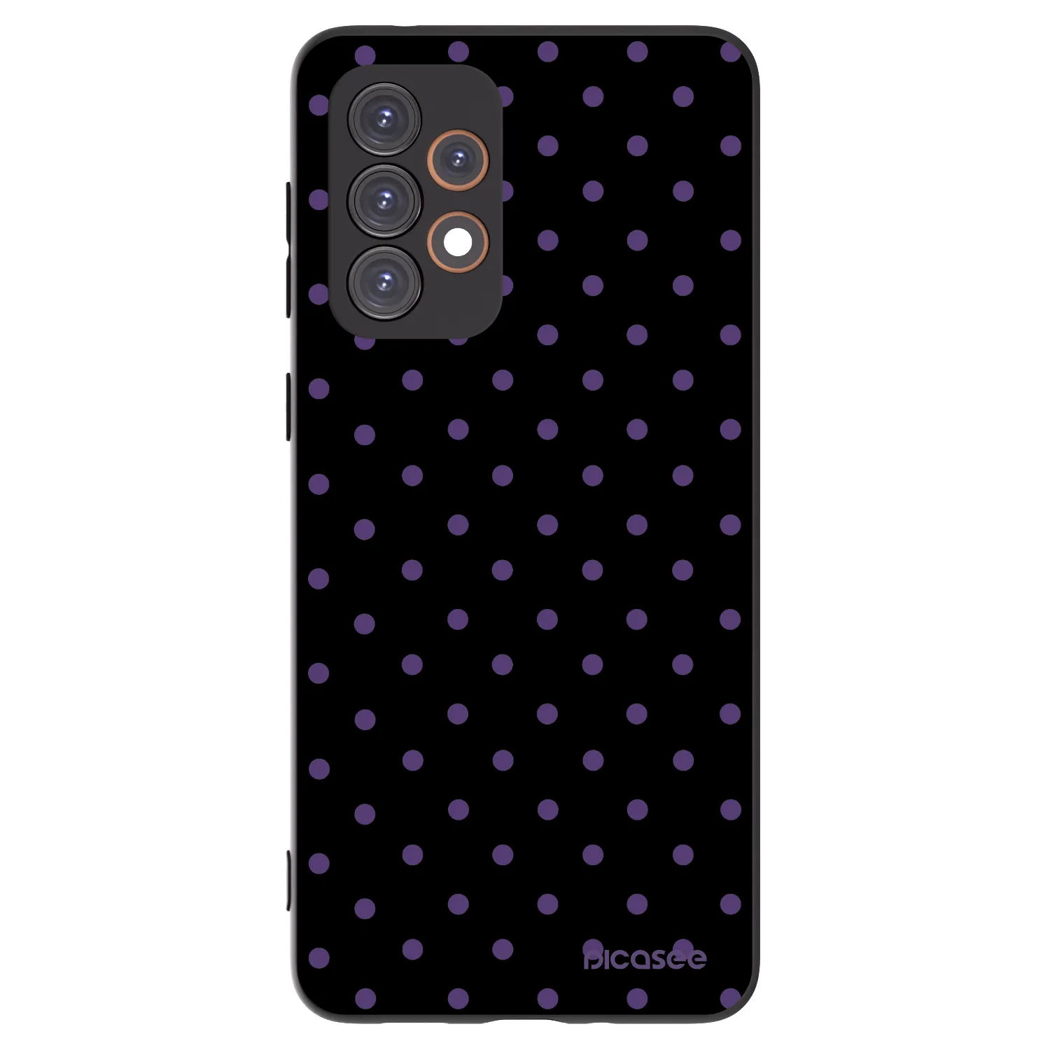 Picasee fekete szilikon tok az alábbi mobiltelefonokra Samsung Galaxy A33 5G A336 - Flickers