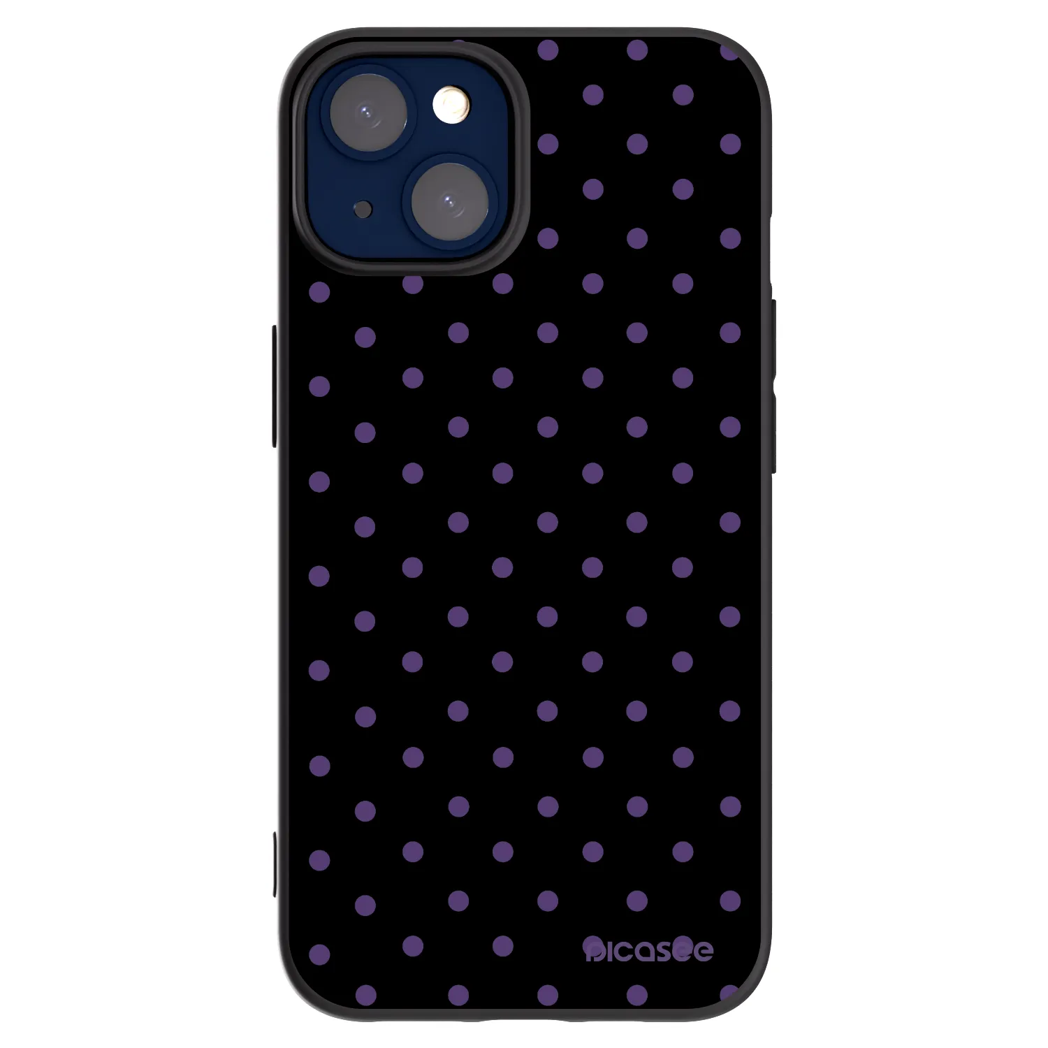 Picasee fekete szilikon tok az alábbi mobiltelefonokra Apple iPhone 14 - Flickers