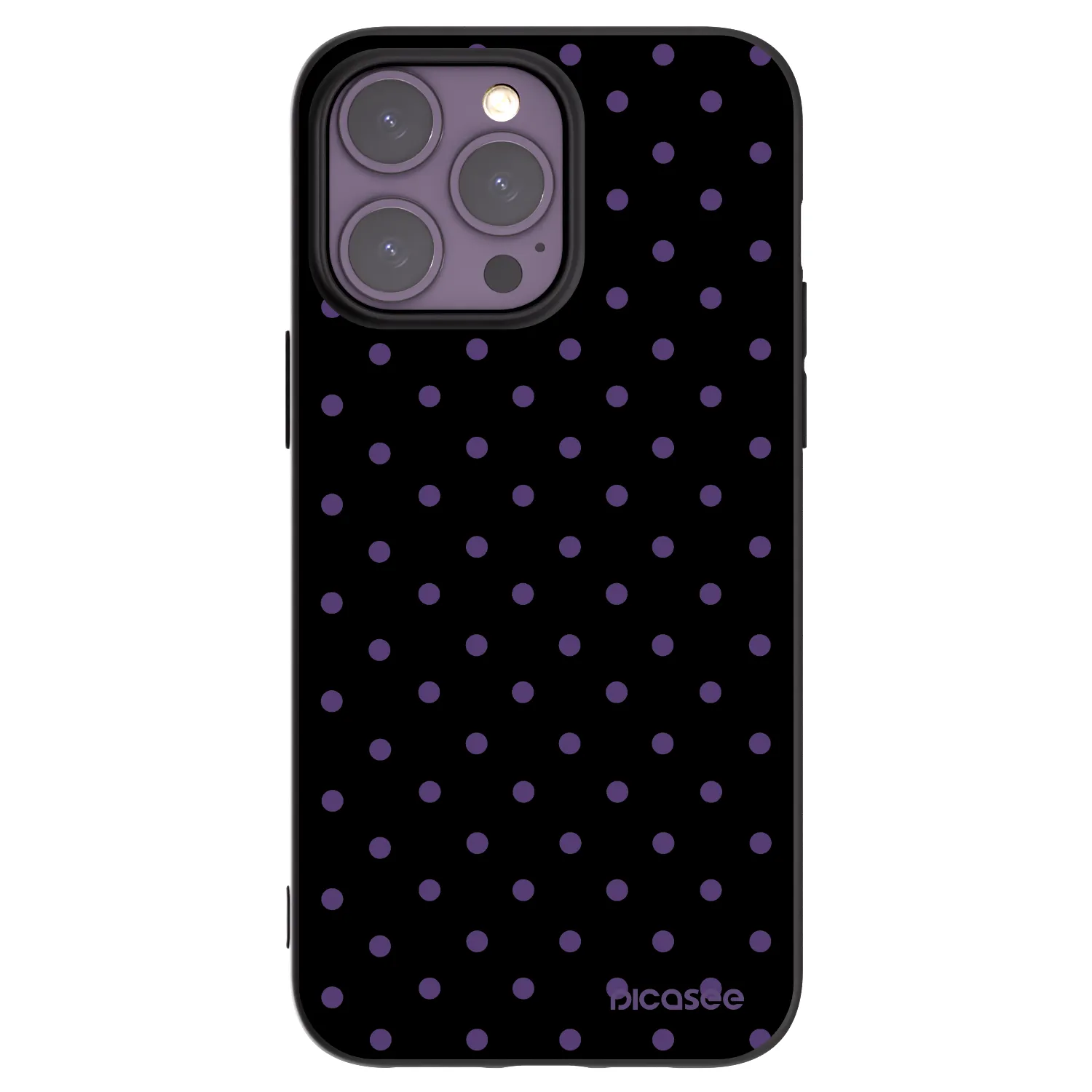 Picasee fekete szilikon tok az alábbi mobiltelefonokra Apple iPhone 14 Pro Max - Flickers