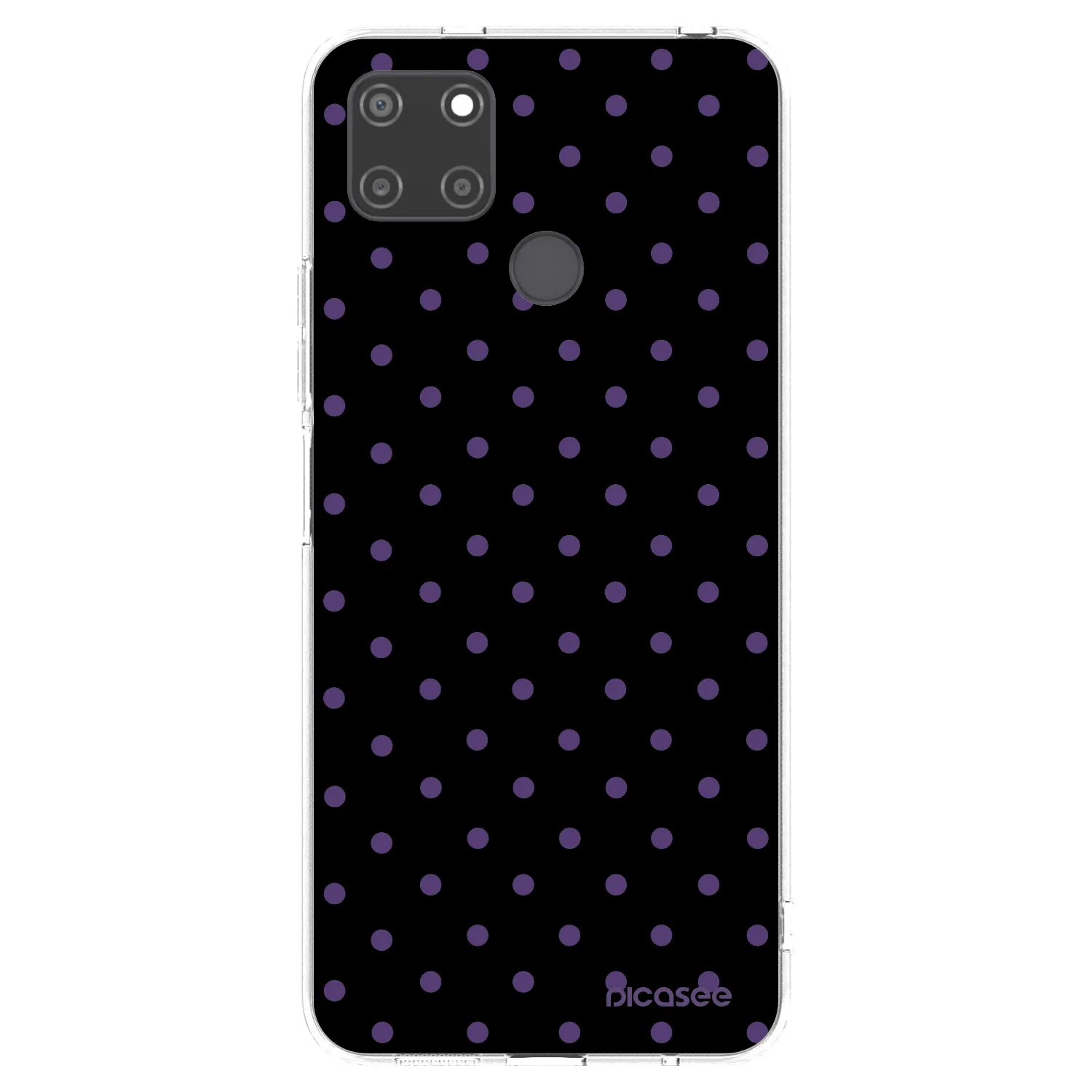 Picasee átlátszó szilikon tok az alábbi mobiltelefonokra Realme C21Y - Flickers
