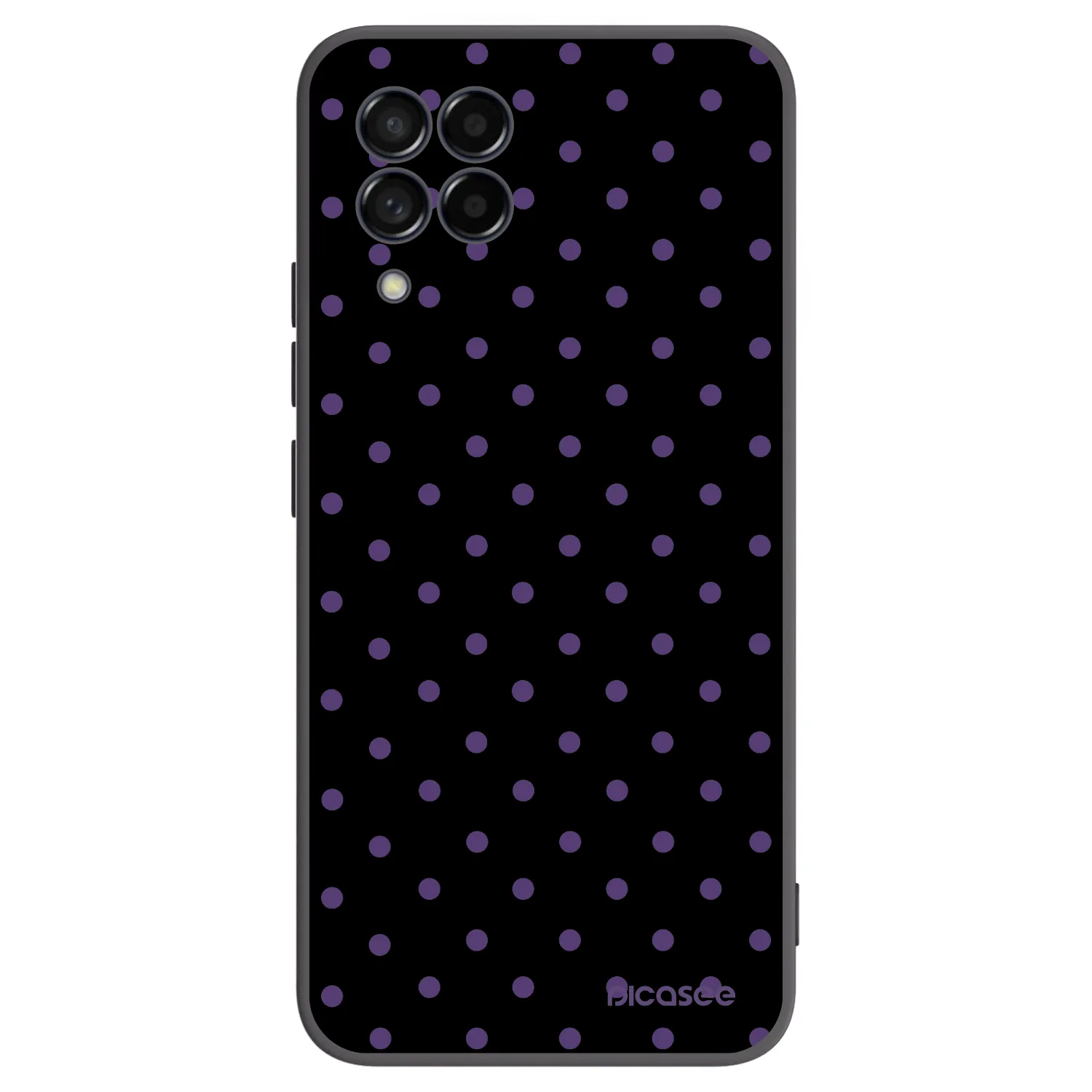 Picasee fekete szilikon tok az alábbi mobiltelefonokra Samsung Galaxy M53 5G - Flickers