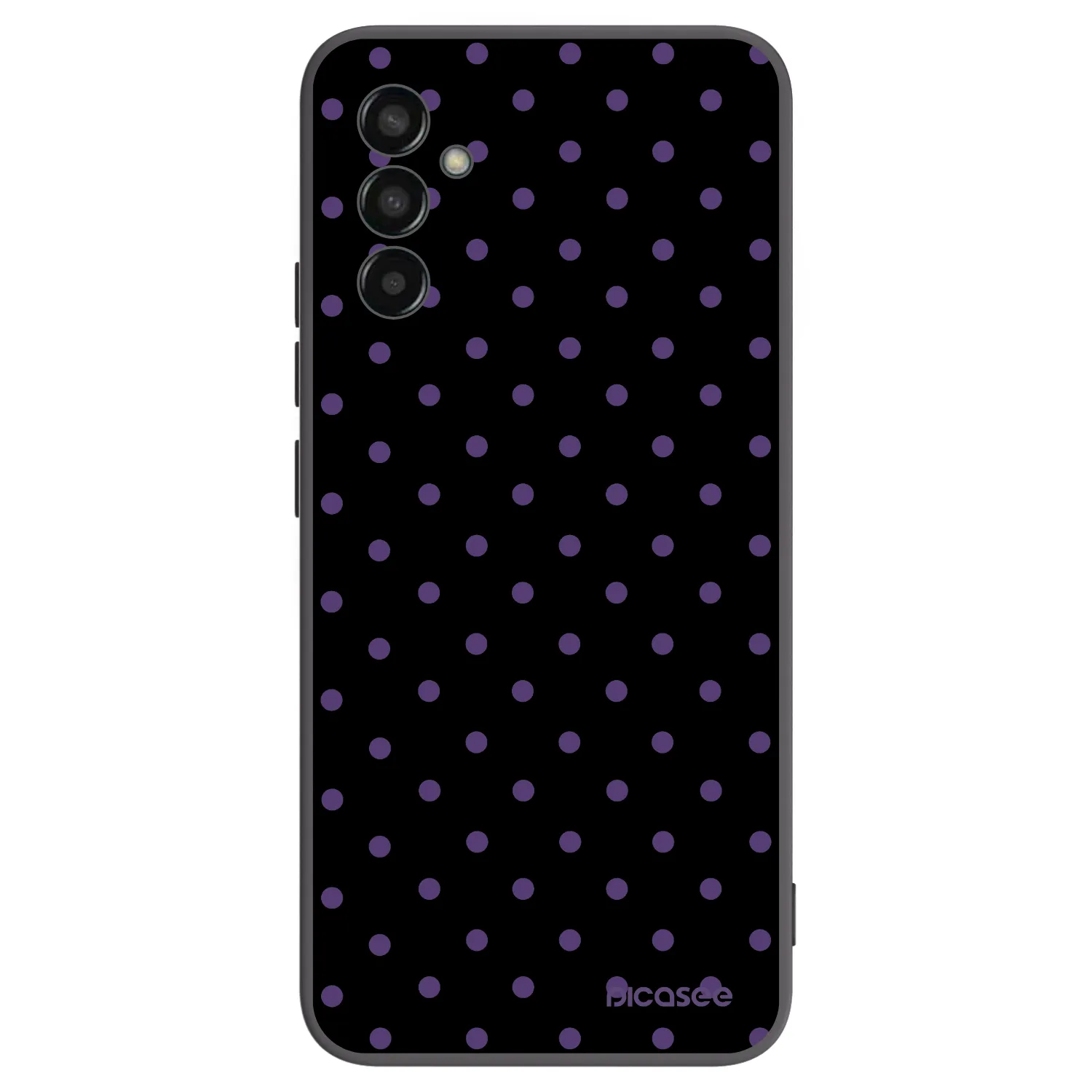 Picasee fekete szilikon tok az alábbi mobiltelefonokra Samsung Galaxy M13 M135F - Flickers