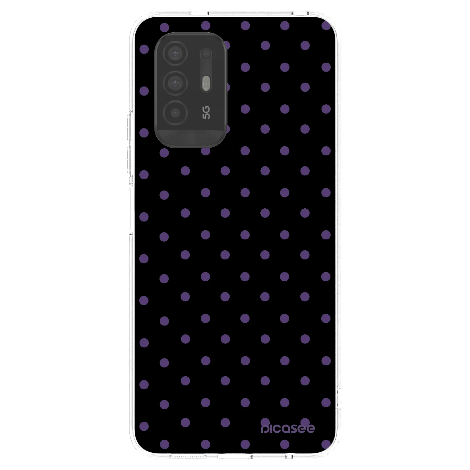 Picasee átlátszó szilikon tok az alábbi mobiltelefonokra OPPO A94 5G - Flickers