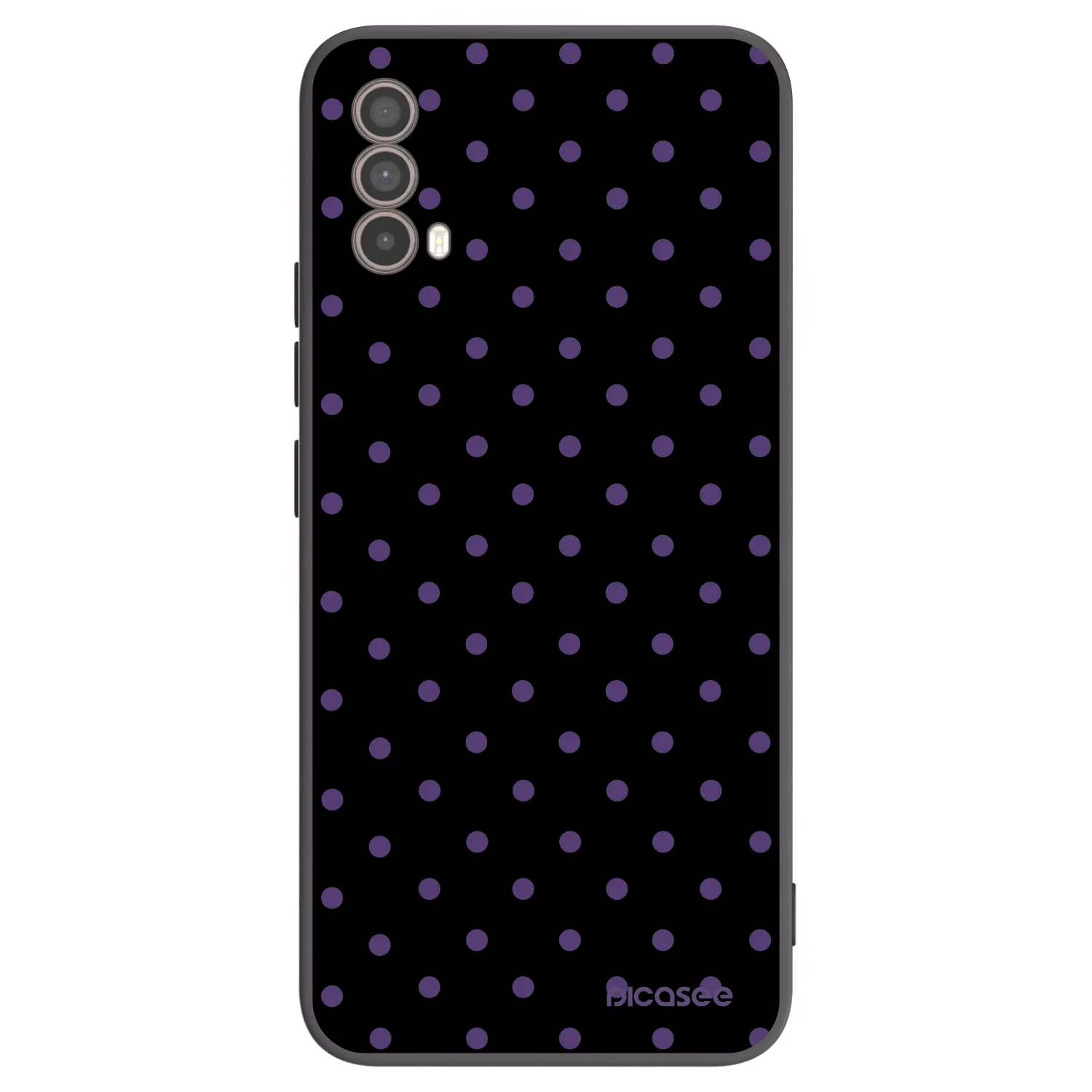 Picasee fekete szilikon tok az alábbi mobiltelefonokra Motorola Moto E40 - Flickers