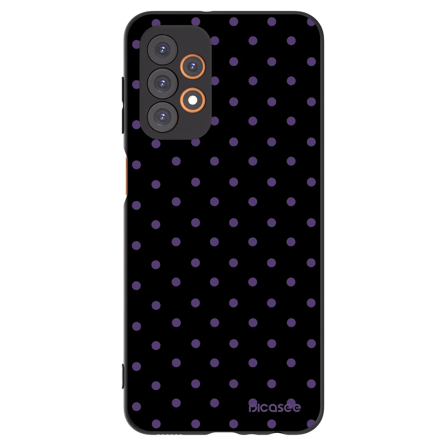 Picasee fekete szilikon tok az alábbi mobiltelefonokra Samsung Galaxy A23 A236B 5G - Flickers