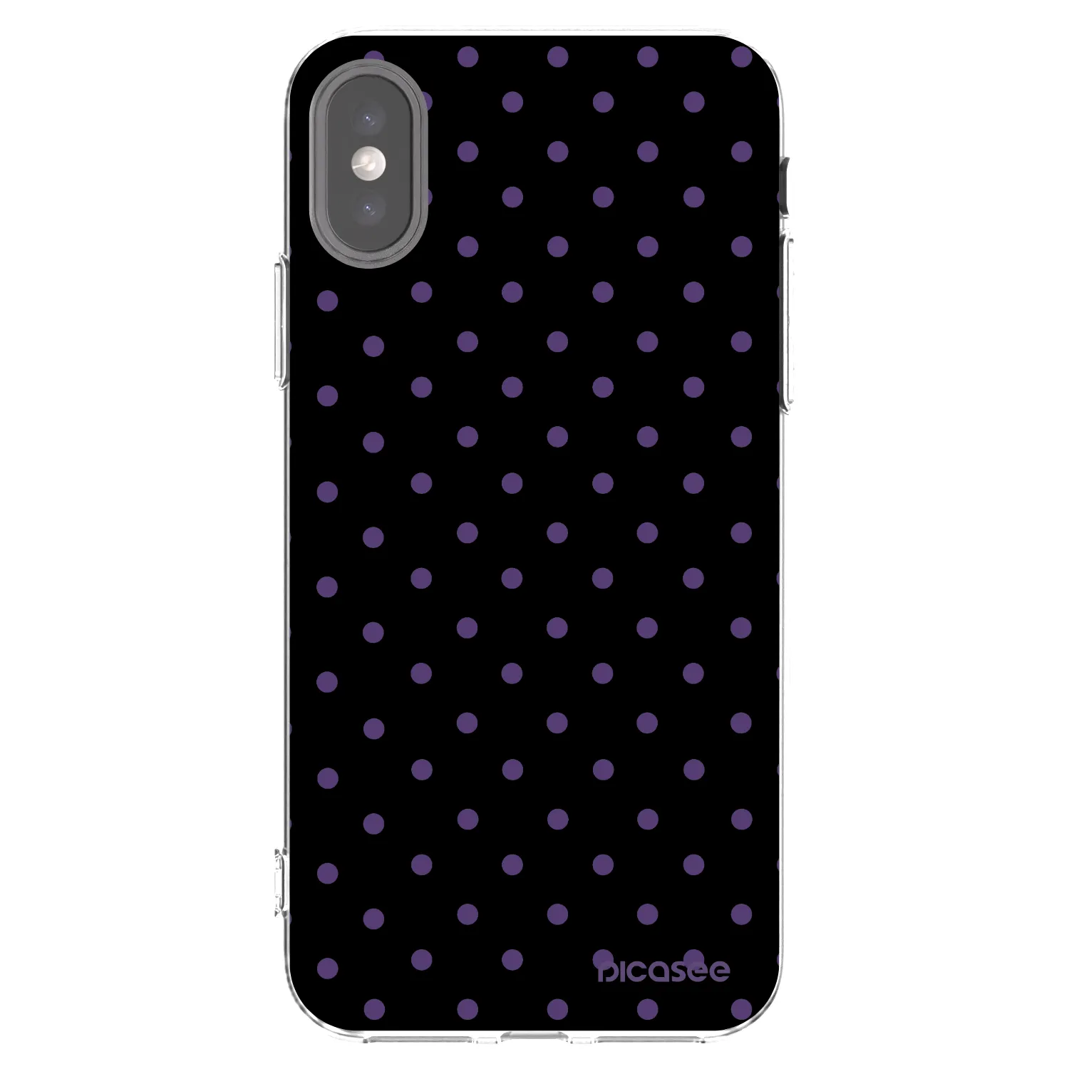Picasee átlátszó szilikon tok az alábbi mobiltelefonokra Apple iPhone X/XS - Flickers