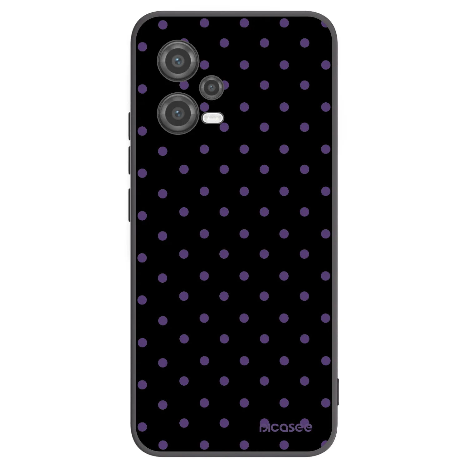 Picasee fekete szilikon tok az alábbi mobiltelefonokra Xiaomi Poco X5 - Flickers