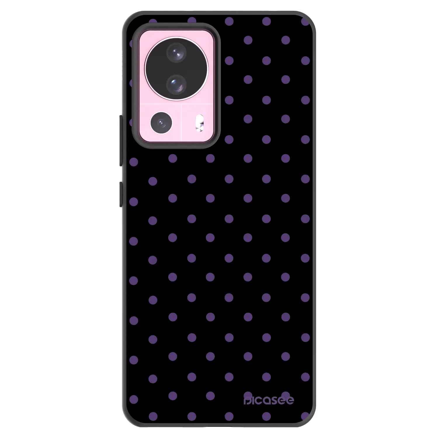 Picasee fekete szilikon tok az alábbi mobiltelefonokra Xiaomi 13 Lite - Flickers