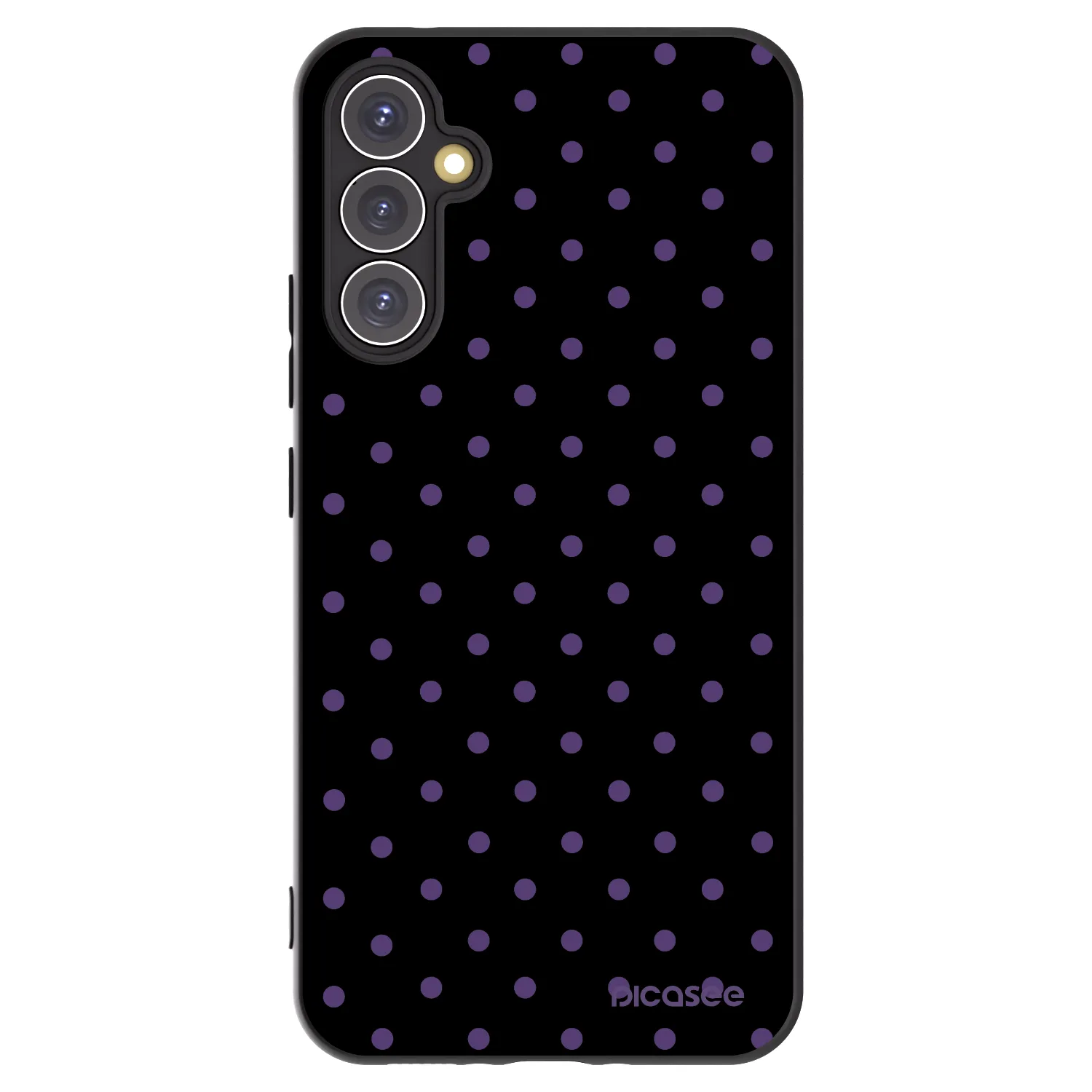Picasee fekete szilikon tok az alábbi mobiltelefonokra Samsung Galaxy A34 5G A346B - Flickers