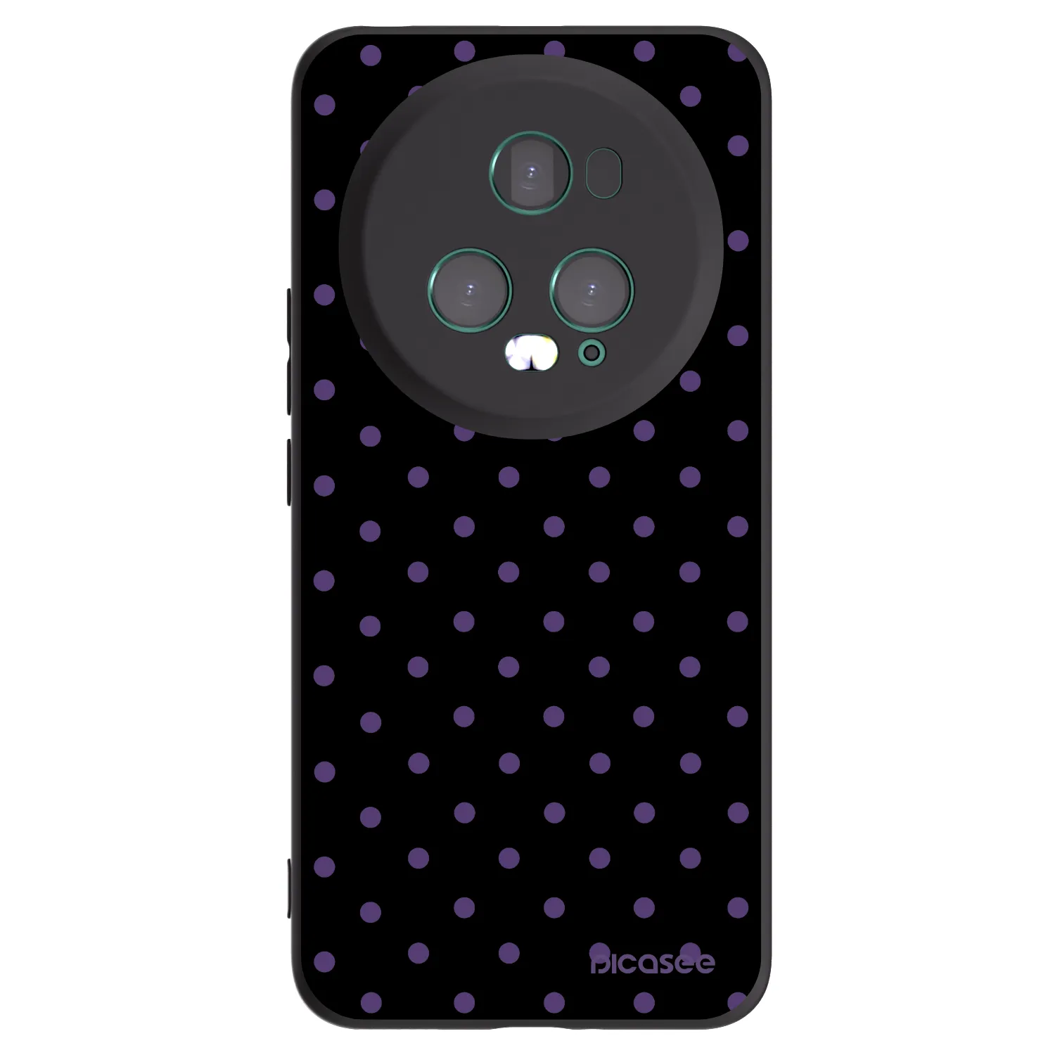 Picasee fekete szilikon tok az alábbi mobiltelefonokra Honor Magic5 Pro - Flickers