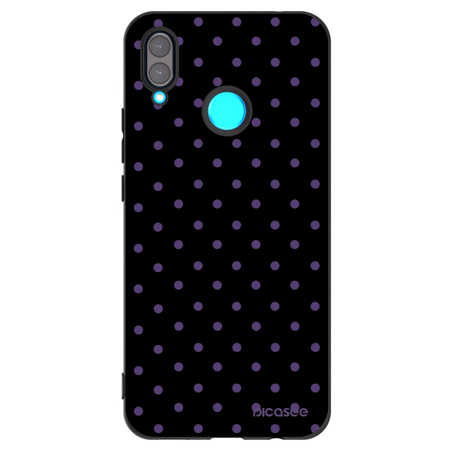 Picasee fekete szilikon tok az alábbi mobiltelefonokra Huawei Nova 3i - Flickers