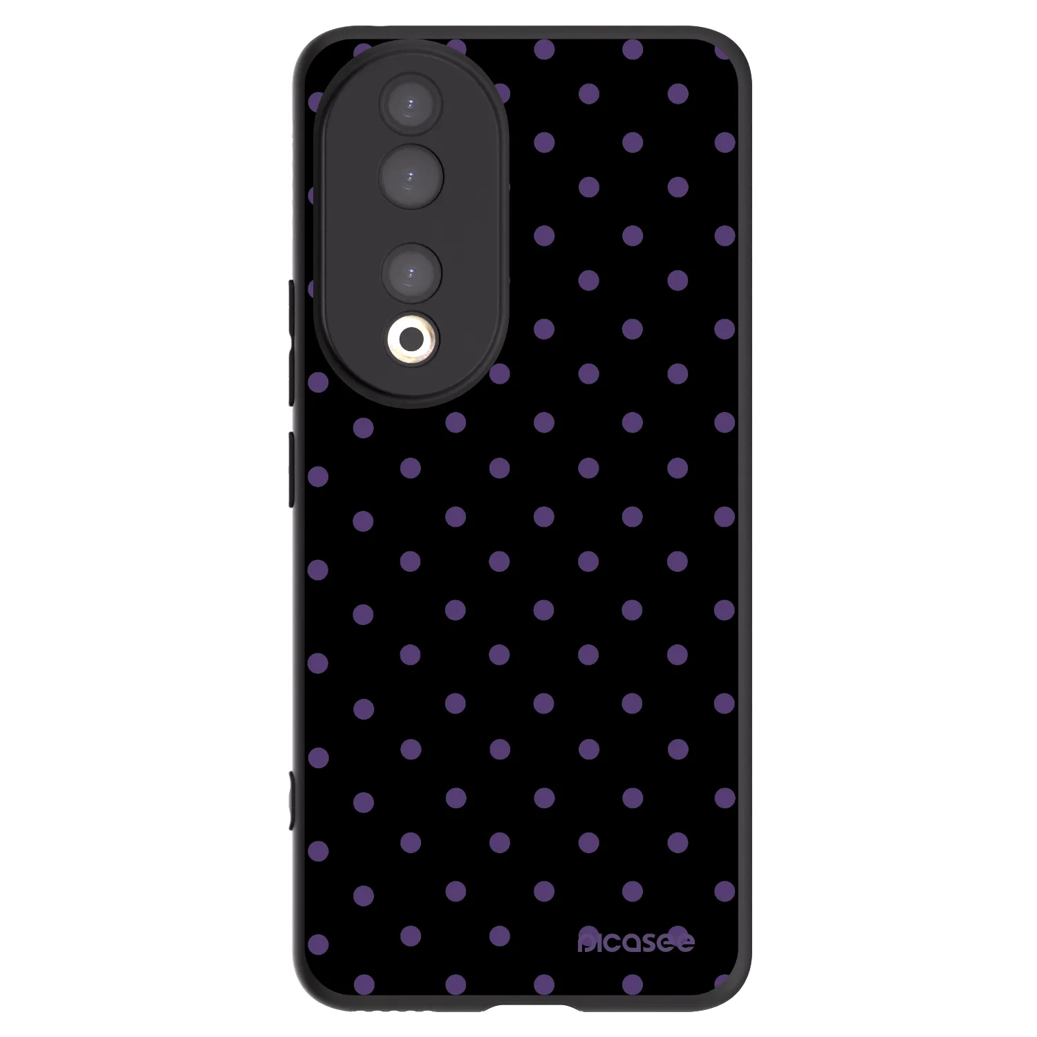 Picasee fekete szilikon tok az alábbi mobiltelefonokra Honor 90 5G - Flickers