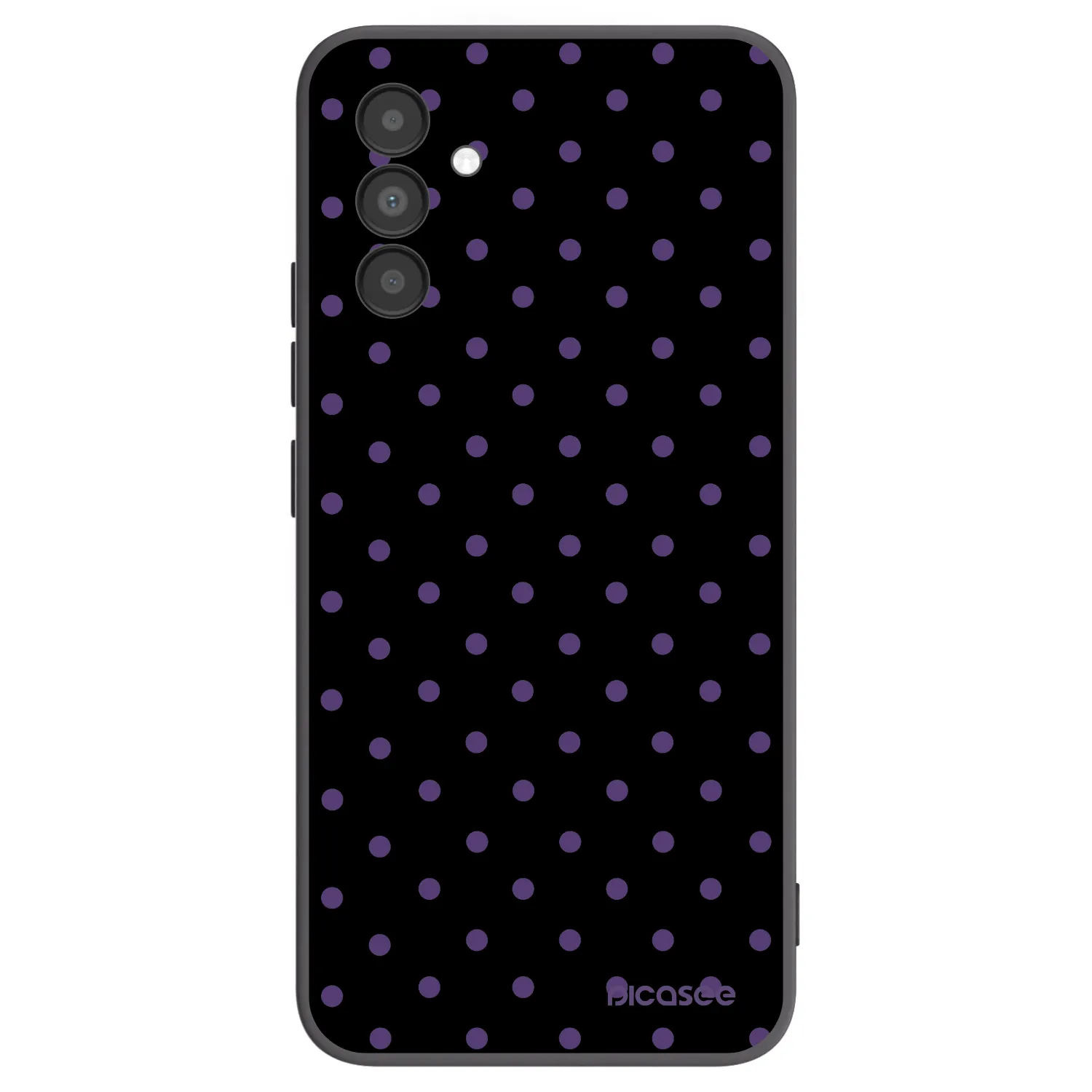 Picasee fekete szilikon tok az alábbi mobiltelefonokra Samsung Galaxy A04s A047F - Flickers