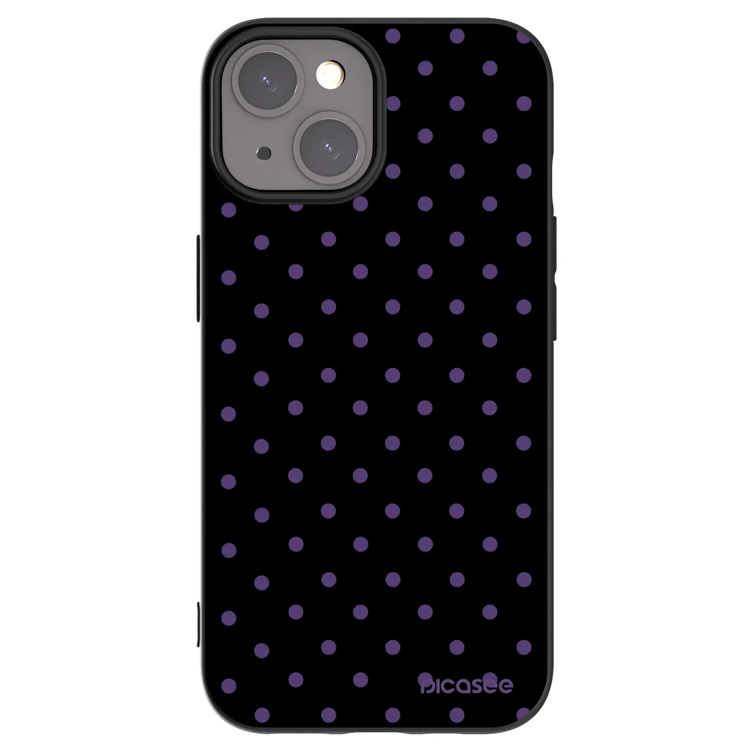 Picasee fekete szilikon tok az alábbi mobiltelefonokra Apple iPhone 15 - Flickers