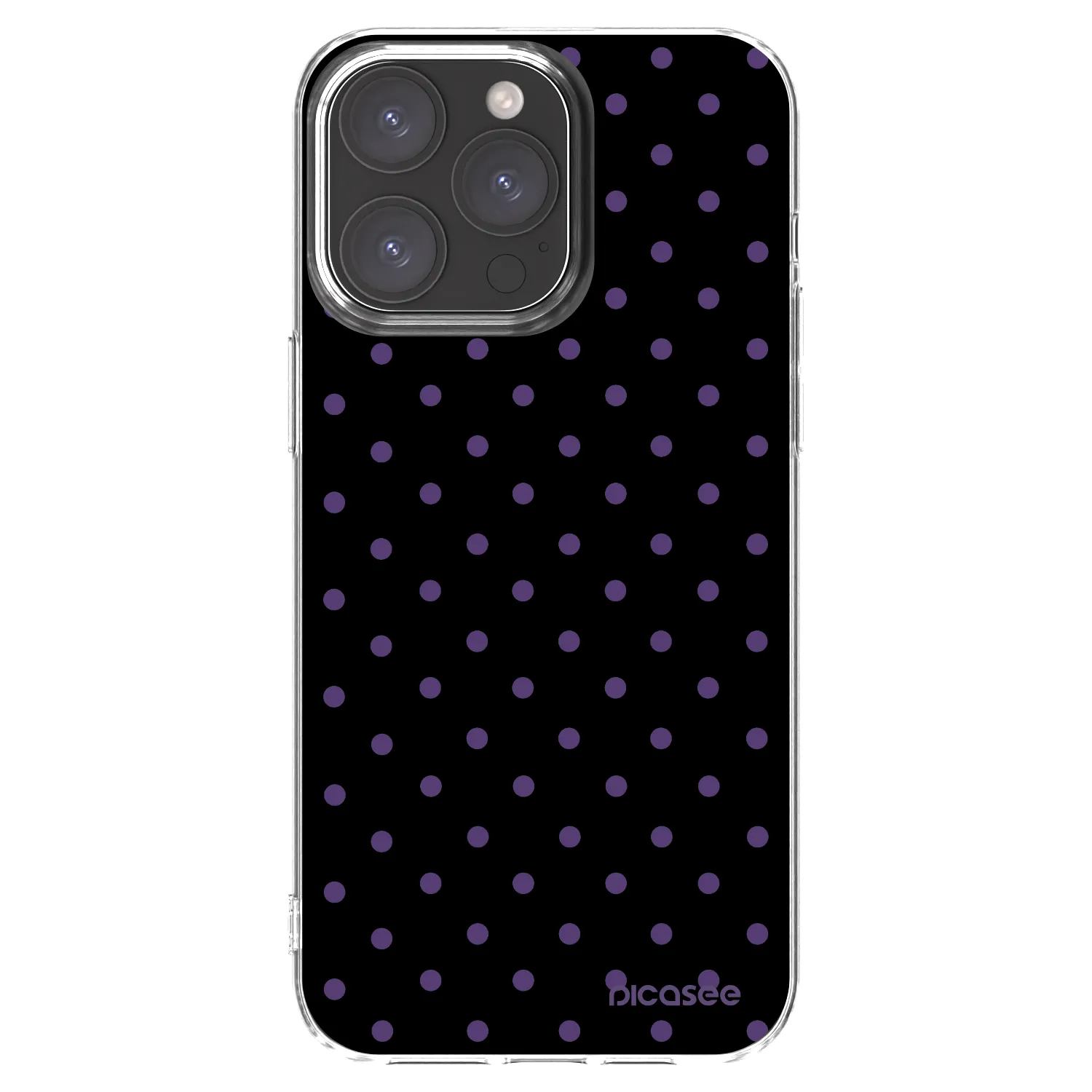 Picasee átlátszó szilikon tok az alábbi mobiltelefonokra Apple iPhone 15 Pro Max - Flickers